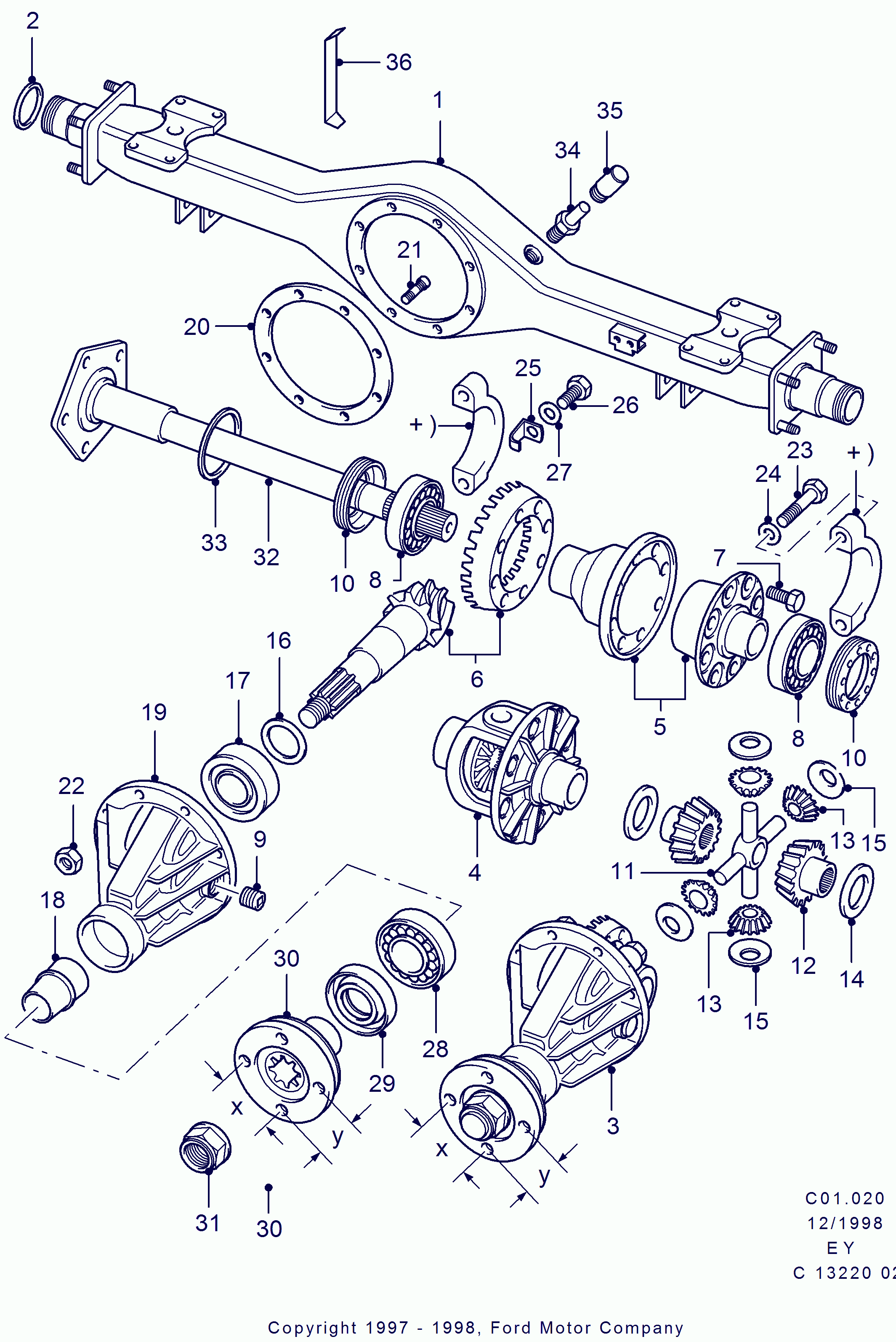 FORD 1402712 - Комплект підшипника маточини колеса avtolavka.club