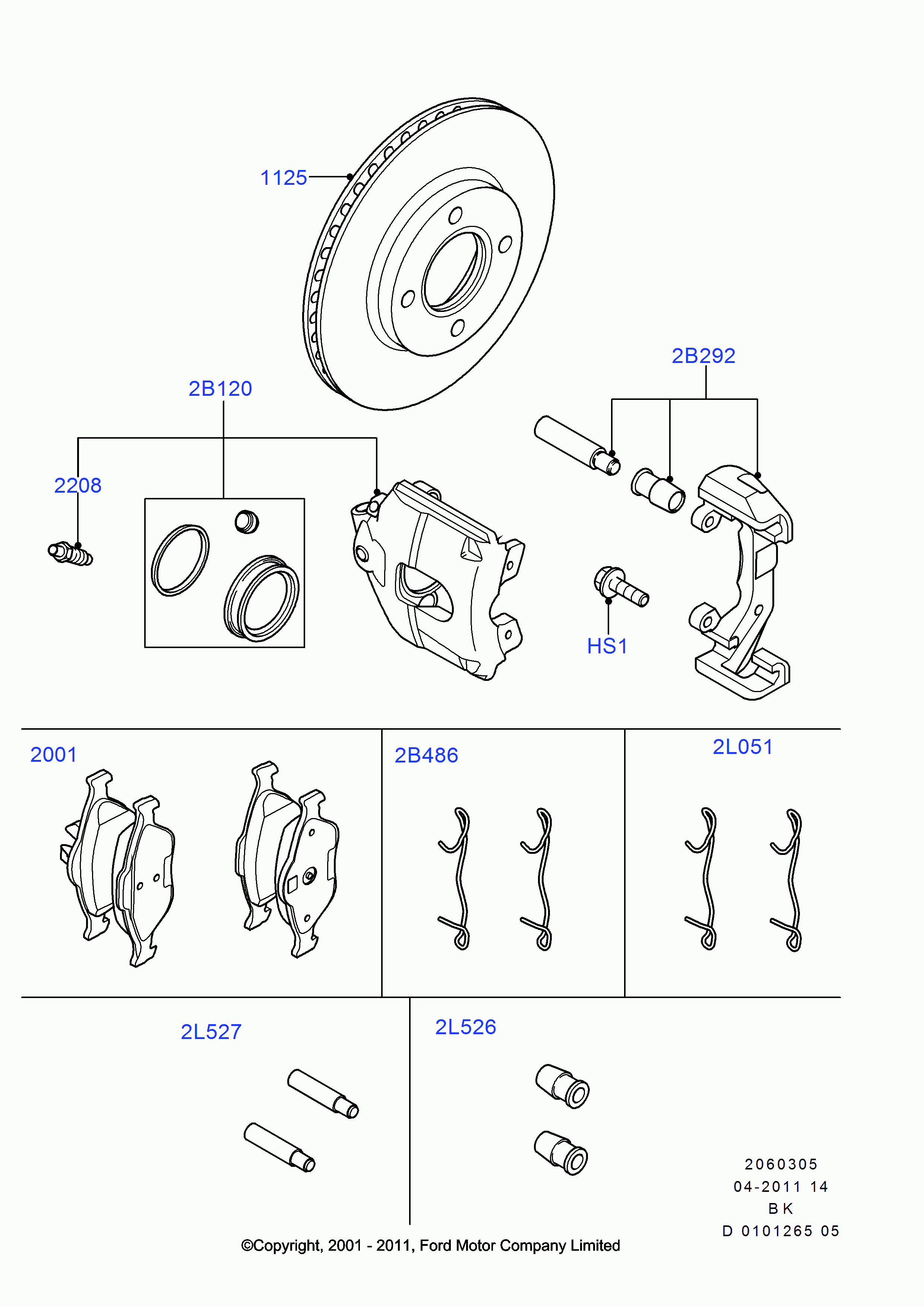 FORD 1808479 - Гальмівний диск avtolavka.club