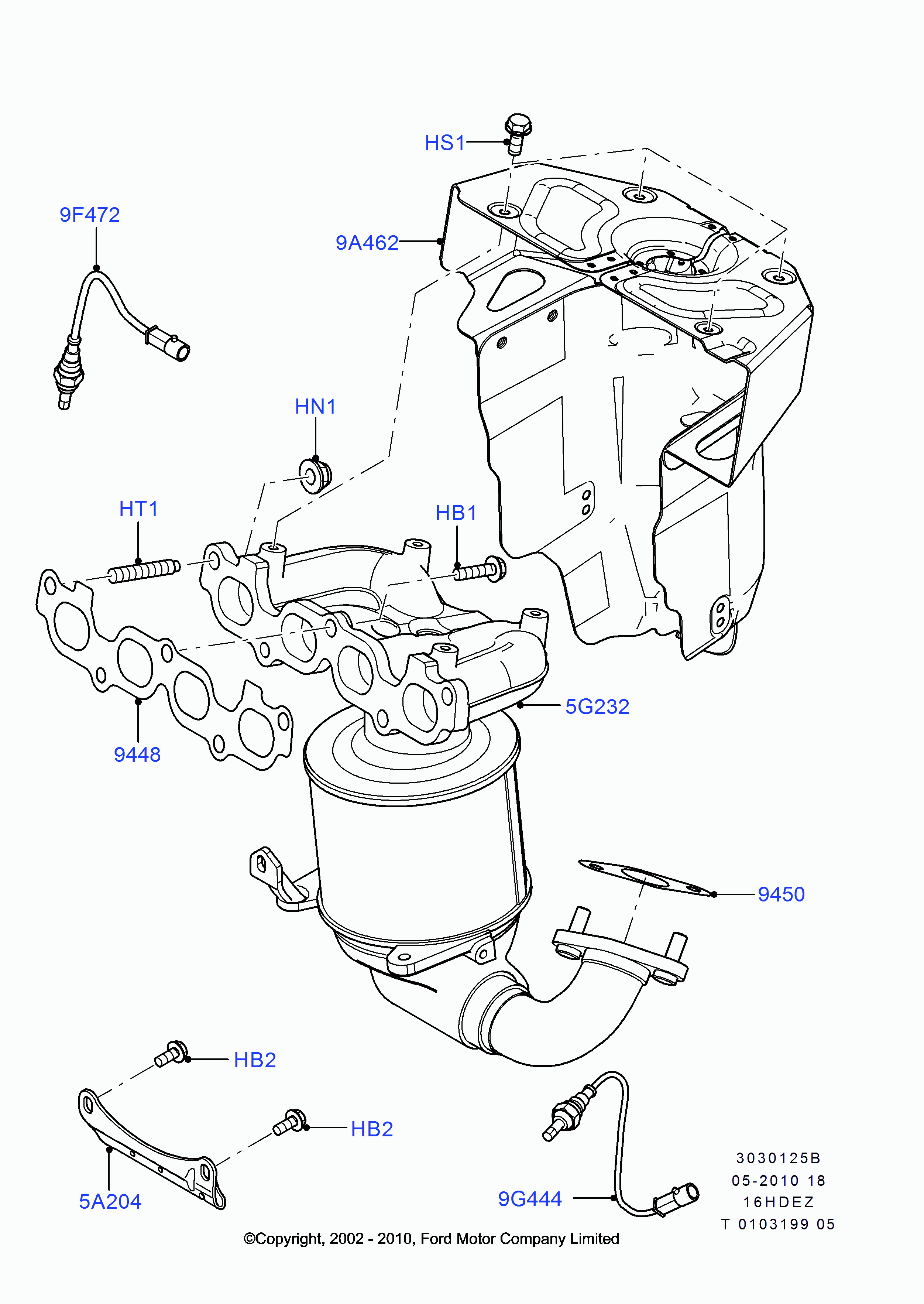 FORD 1 148 070 - Лямбда-зонд, датчик кисню avtolavka.club