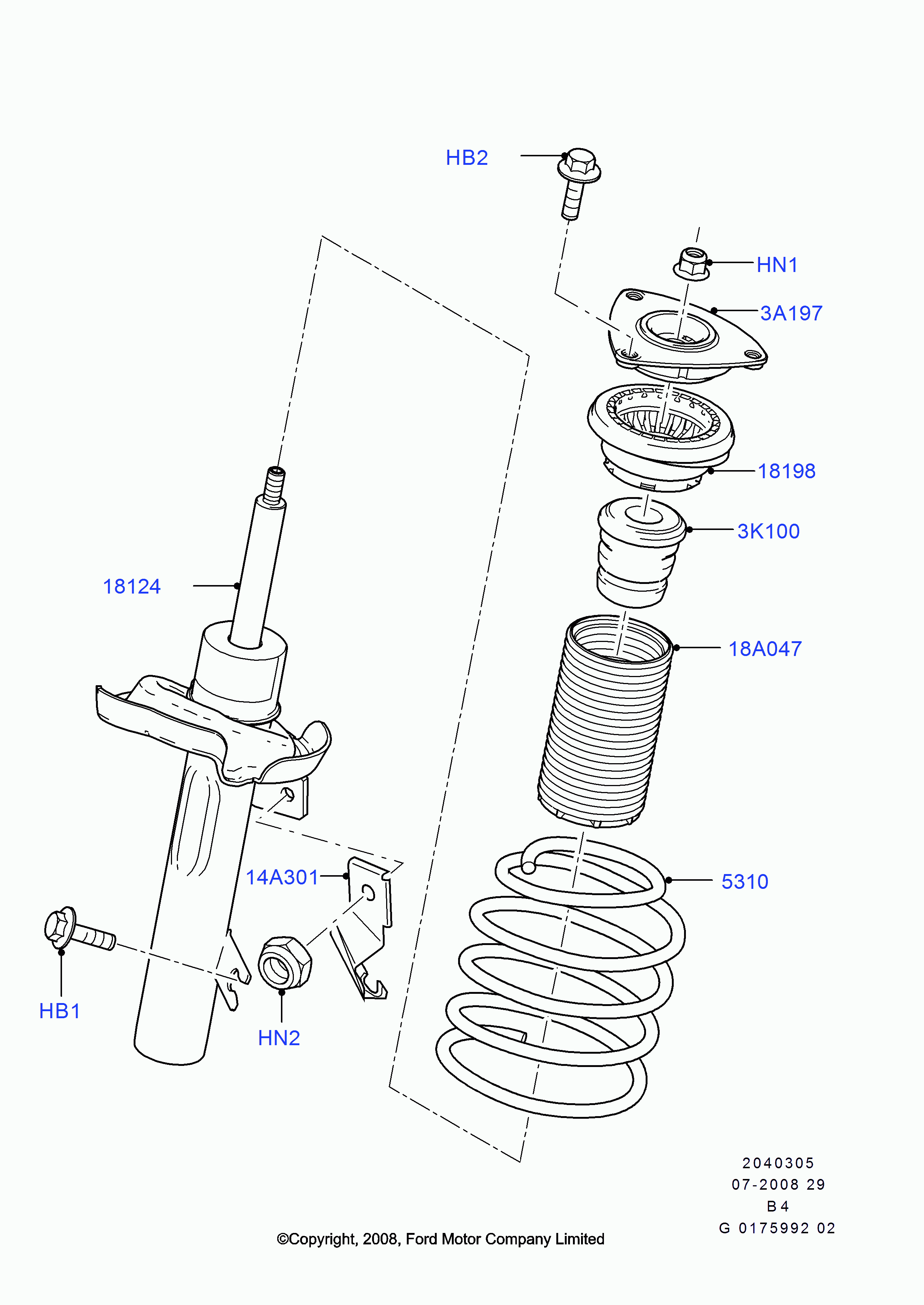 FORD 1335386 - Пружина ходової частини avtolavka.club