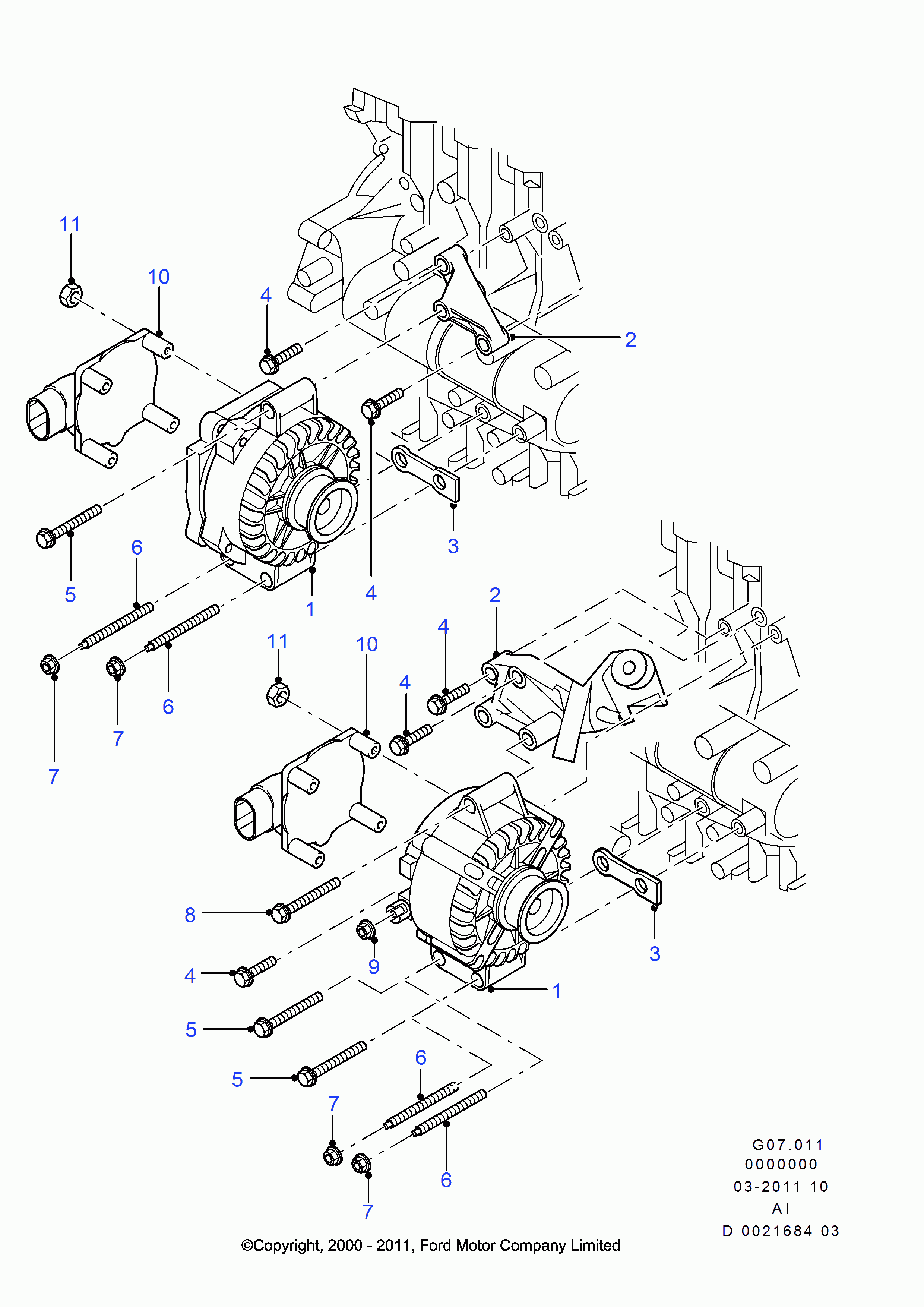 FORD 4371030 - Генератор avtolavka.club