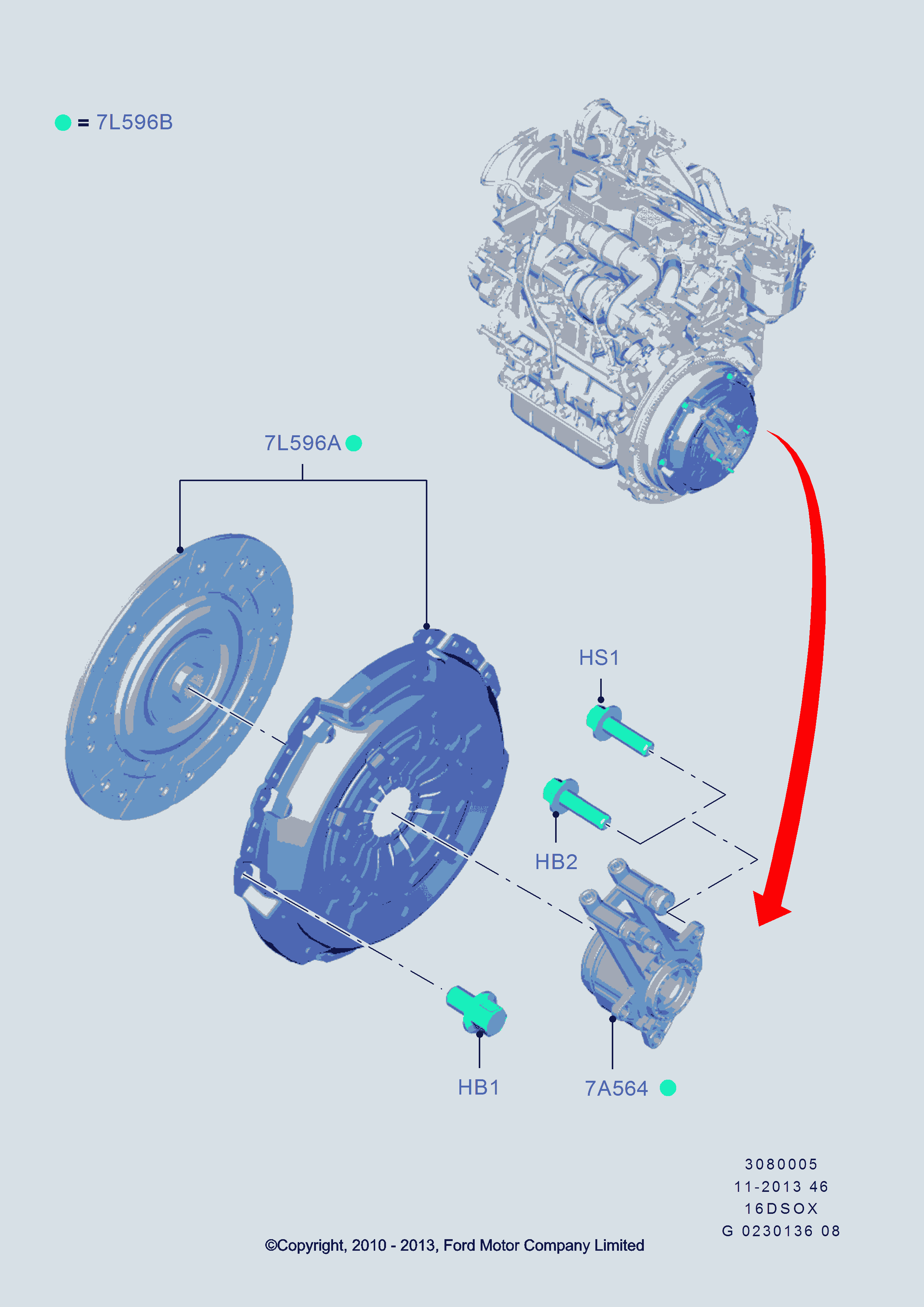 FORD 1789069 - Комплект зчеплення avtolavka.club