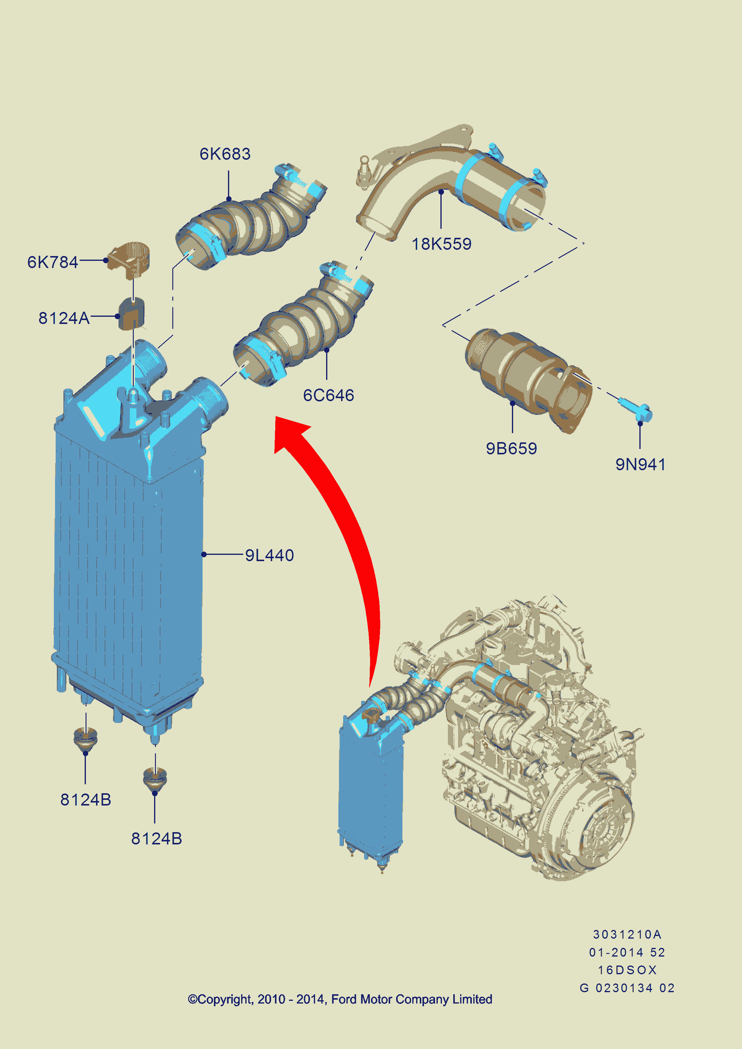 FORD 1710178 - Трубка нагнітається повітря avtolavka.club