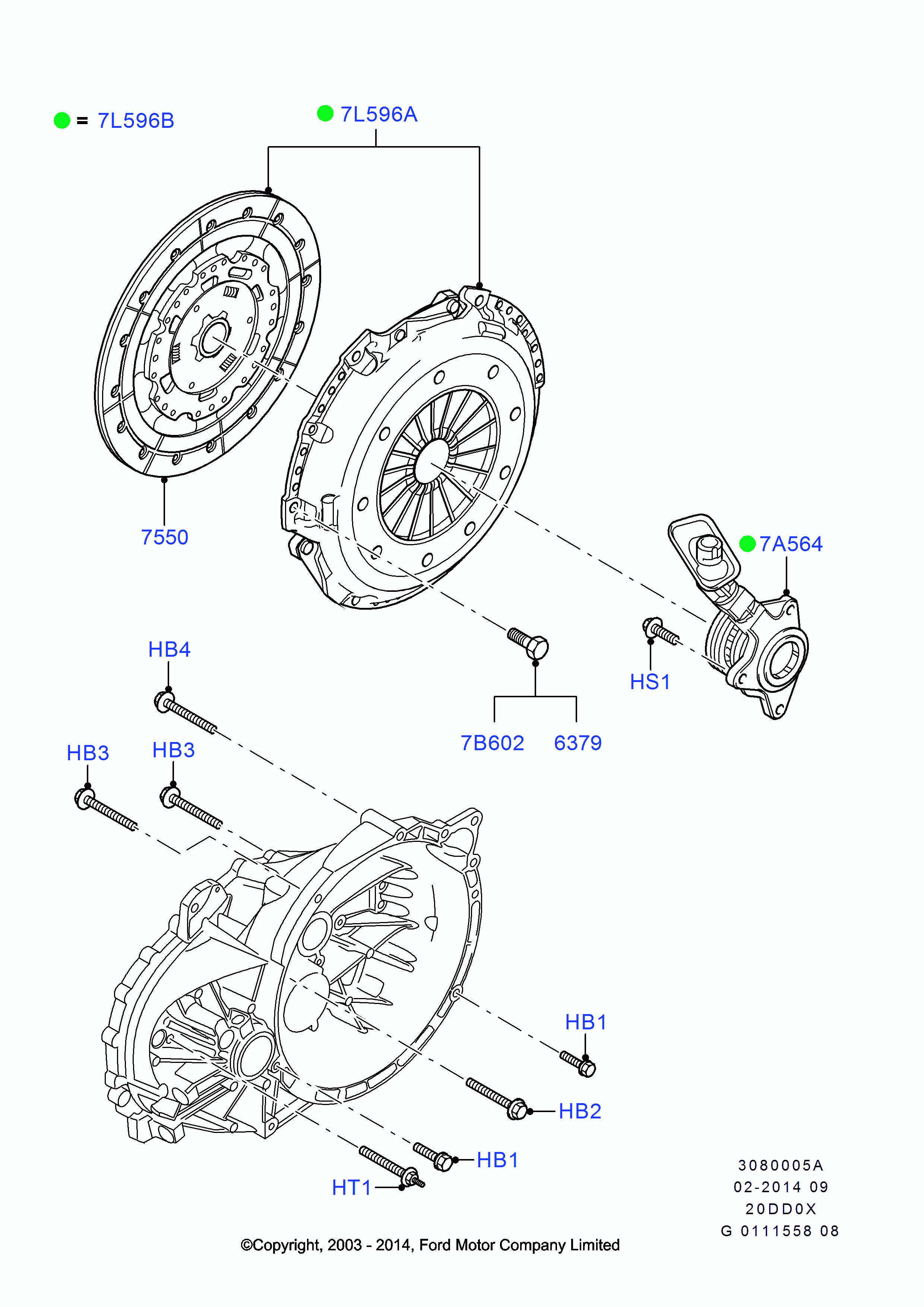 FORD 1786833 - Комплект зчеплення avtolavka.club