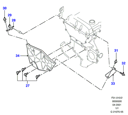 FORD 1365719 - Подушка, підвіска двигуна avtolavka.club