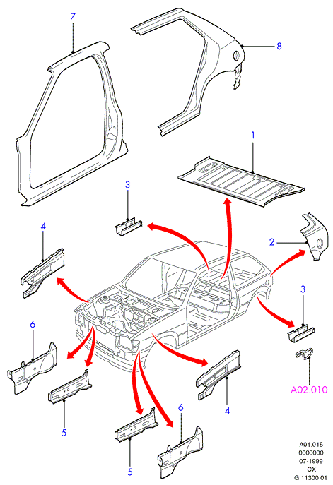 FORD 1050867 - Repair Panel, Panel - Body Side - Front, RH avtolavka.club