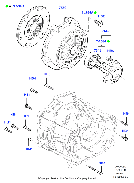 FORD 1548409 - Центральний вимикач, система зчеплення avtolavka.club