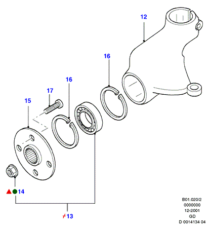 FORD 1023209 - Приводний вал avtolavka.club