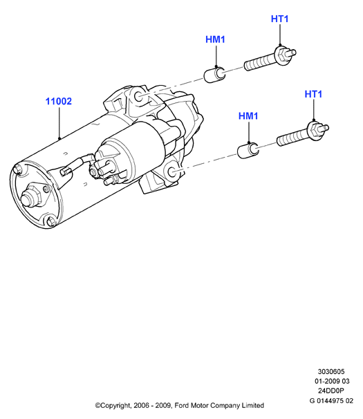 FORD 1 709 189 - Стартер avtolavka.club