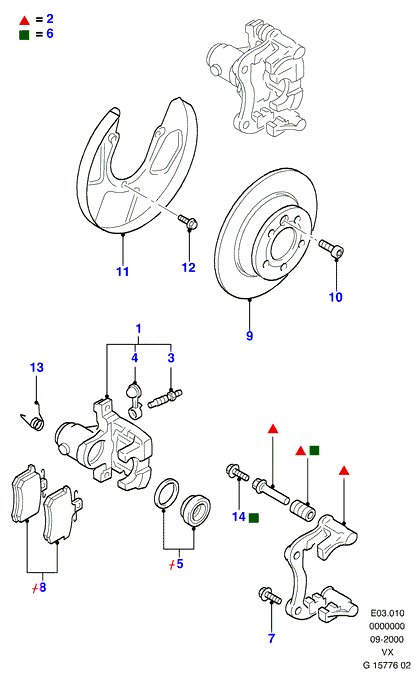 FORD 1002211 - Ремкомплект, гальмівний супорт avtolavka.club