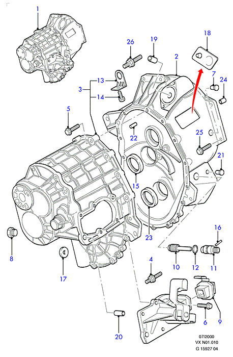 FORD 1012013 - Датчик, контактний перемикач, фара заднього ходу avtolavka.club