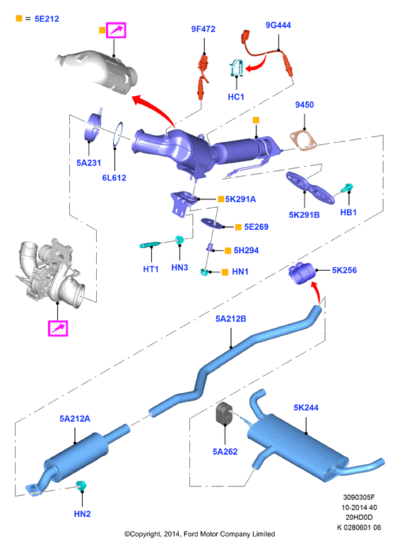 Mitsubishi 1765356 - Прокладка, труба вихлопного газу avtolavka.club