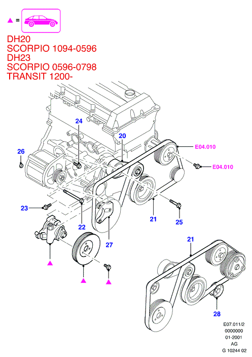 FORD 1011696 - Поліклиновий ремінь avtolavka.club