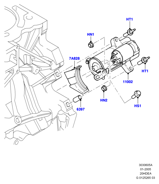 FORD USA 1477482 - Стартер avtolavka.club