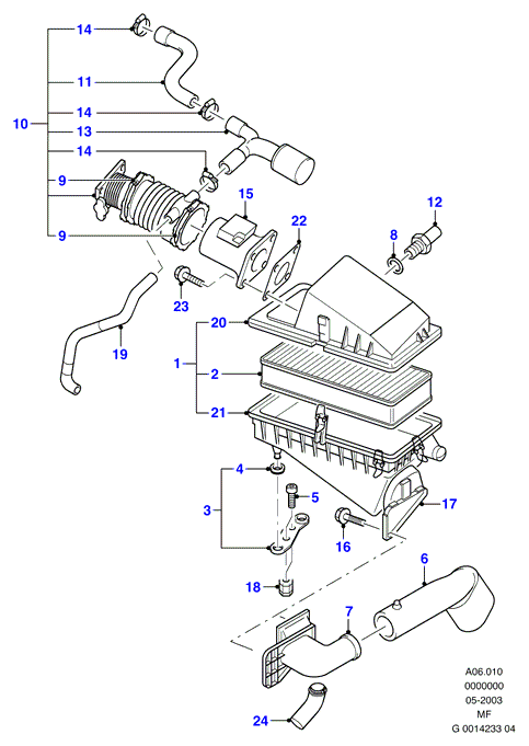 FORD 3785 586 - Повітряний фільтр avtolavka.club