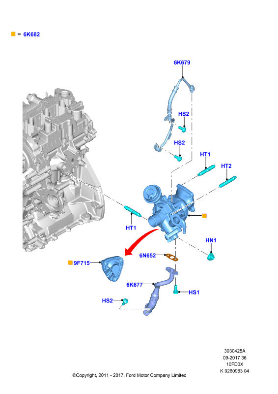 FORD 1897580 - Маслопровод, компресор avtolavka.club