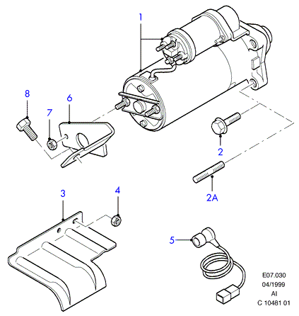 FORD USA 1126987 - Стартер avtolavka.club