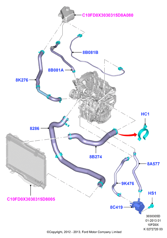 FORD 1770916 - Водяний насос avtolavka.club