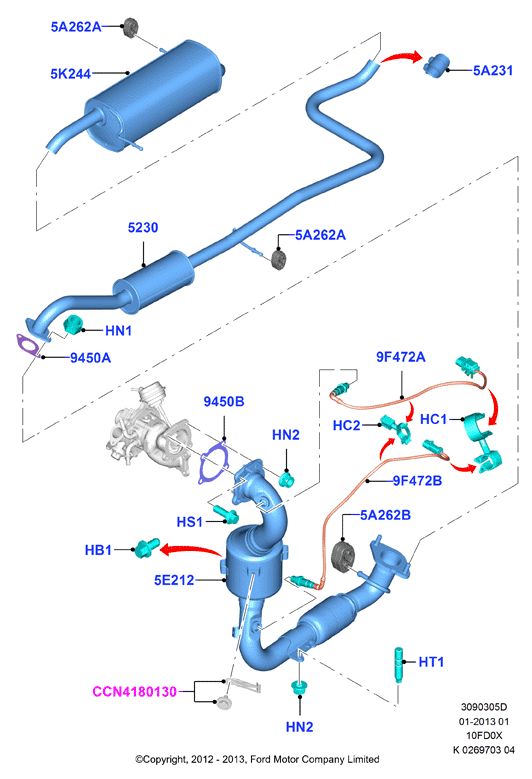 FORD 1773164 - Лямбда-зонд, датчик кисню avtolavka.club