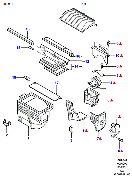 FORD 1045159 - Фільтр, повітря у внутрішній простір avtolavka.club