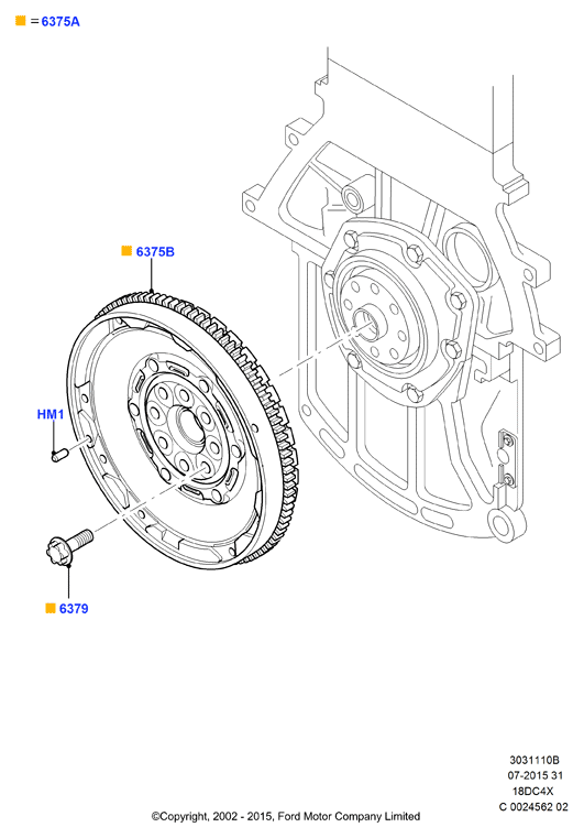 FORD 1536110 - Комплект зчеплення avtolavka.club