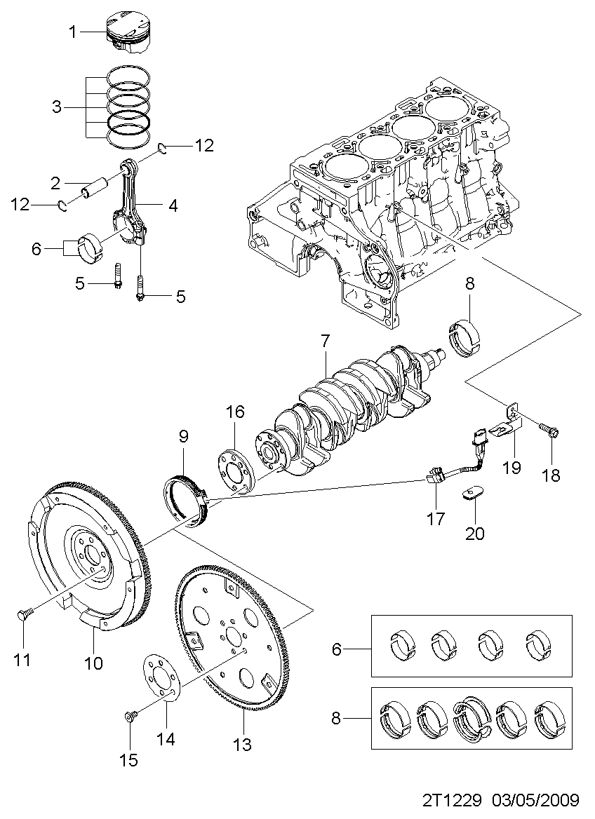 Opel 55555806 - Датчик імпульсів, колінчастий вал avtolavka.club