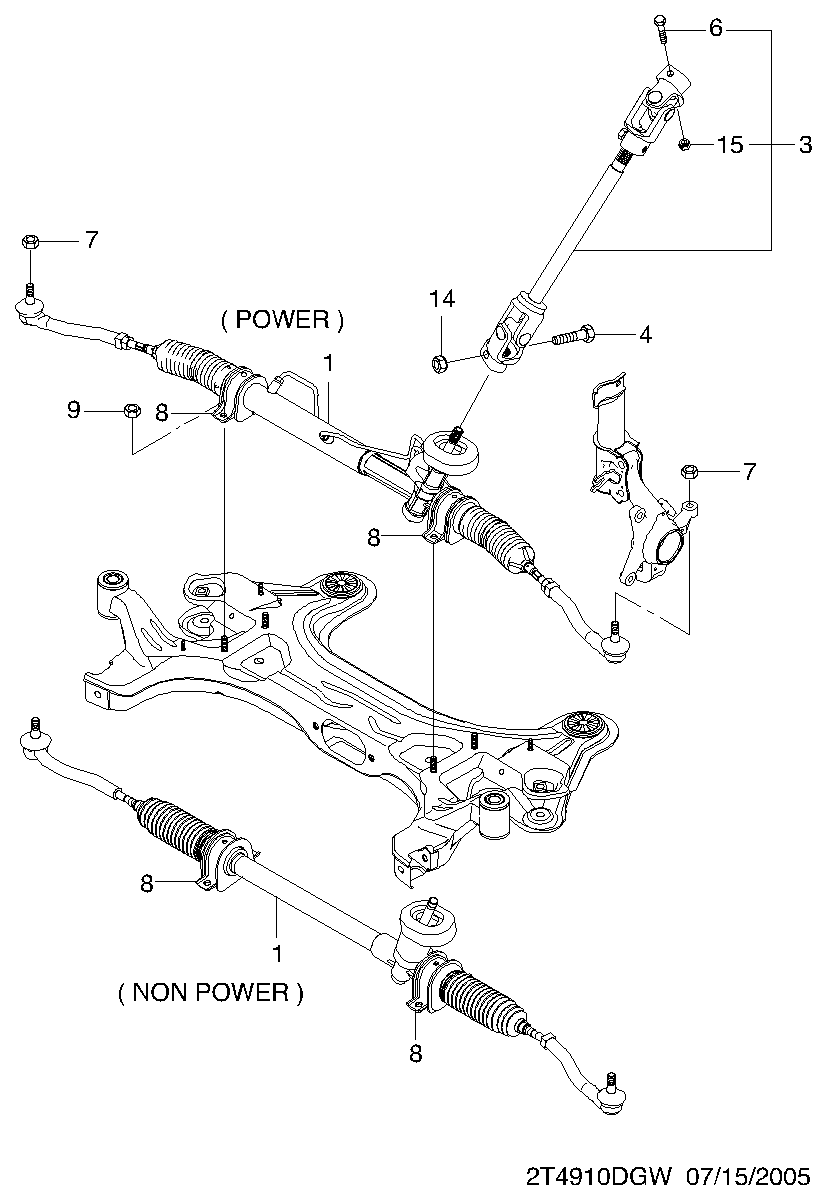 Chevrolet 95918422 - Рульовий механізм, рейка avtolavka.club