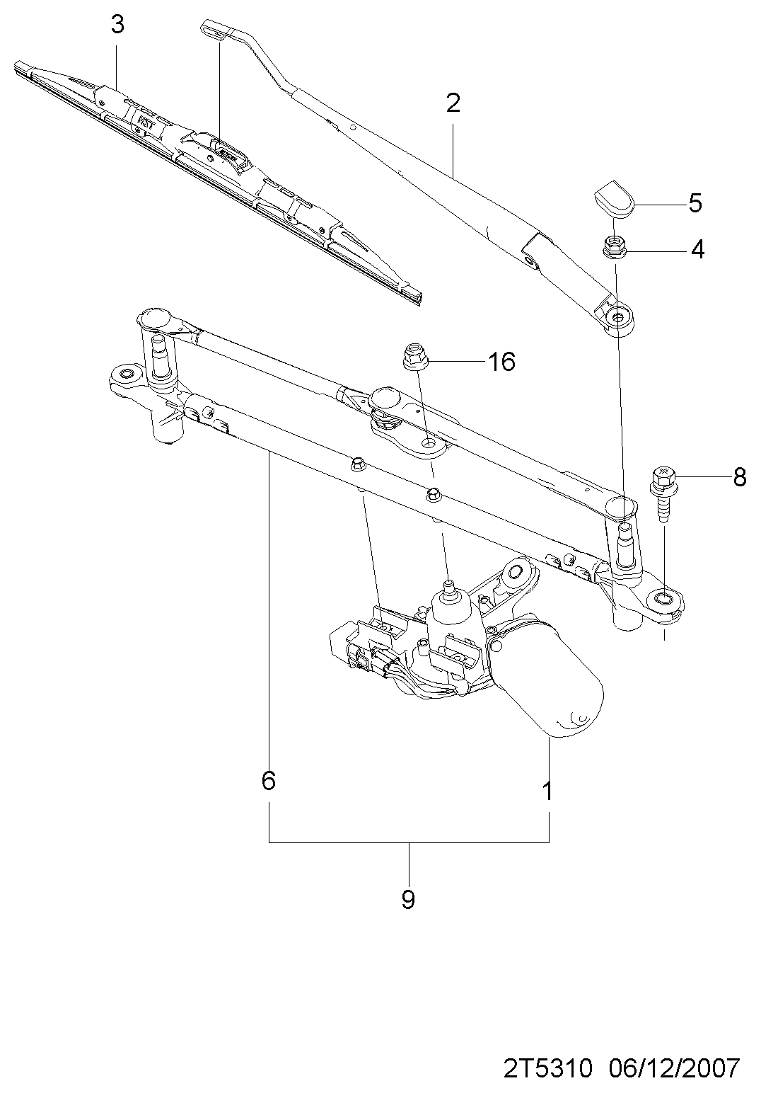 Chevrolet 95980791 - Щітка склоочисника avtolavka.club