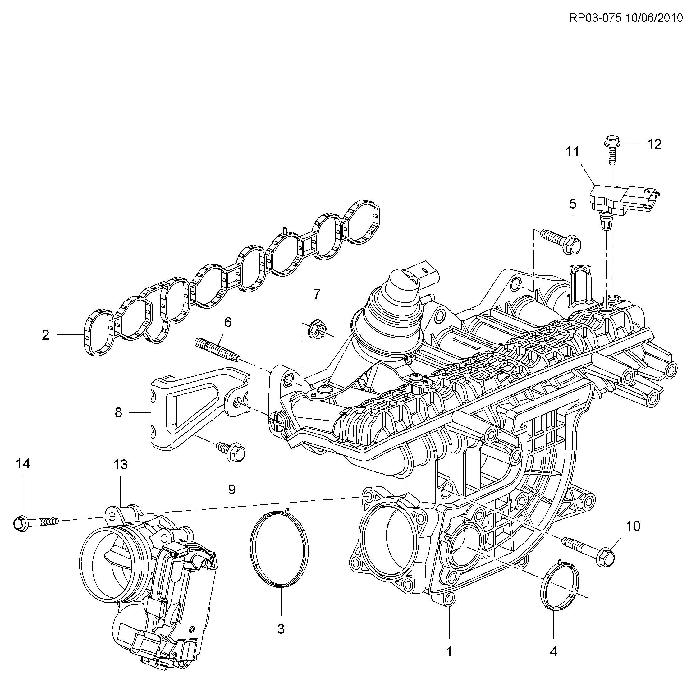 Chevrolet 25183238 - Патрубок дросельної заслінки avtolavka.club