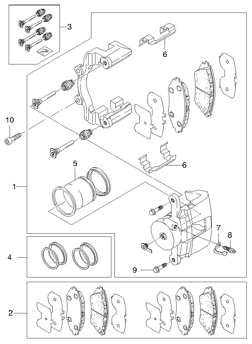 DAEWOO 96250029 - Гальмівний супорт avtolavka.club