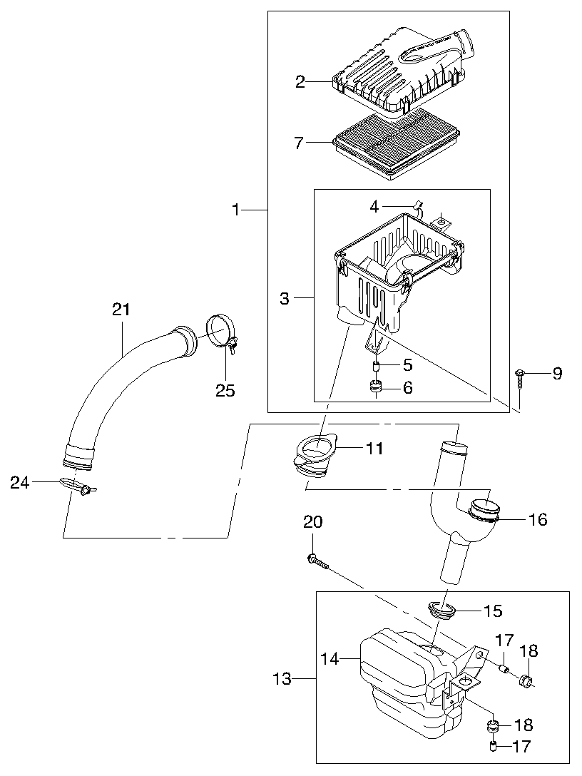 DAEWOO 96 181 263 - Повітряний фільтр avtolavka.club