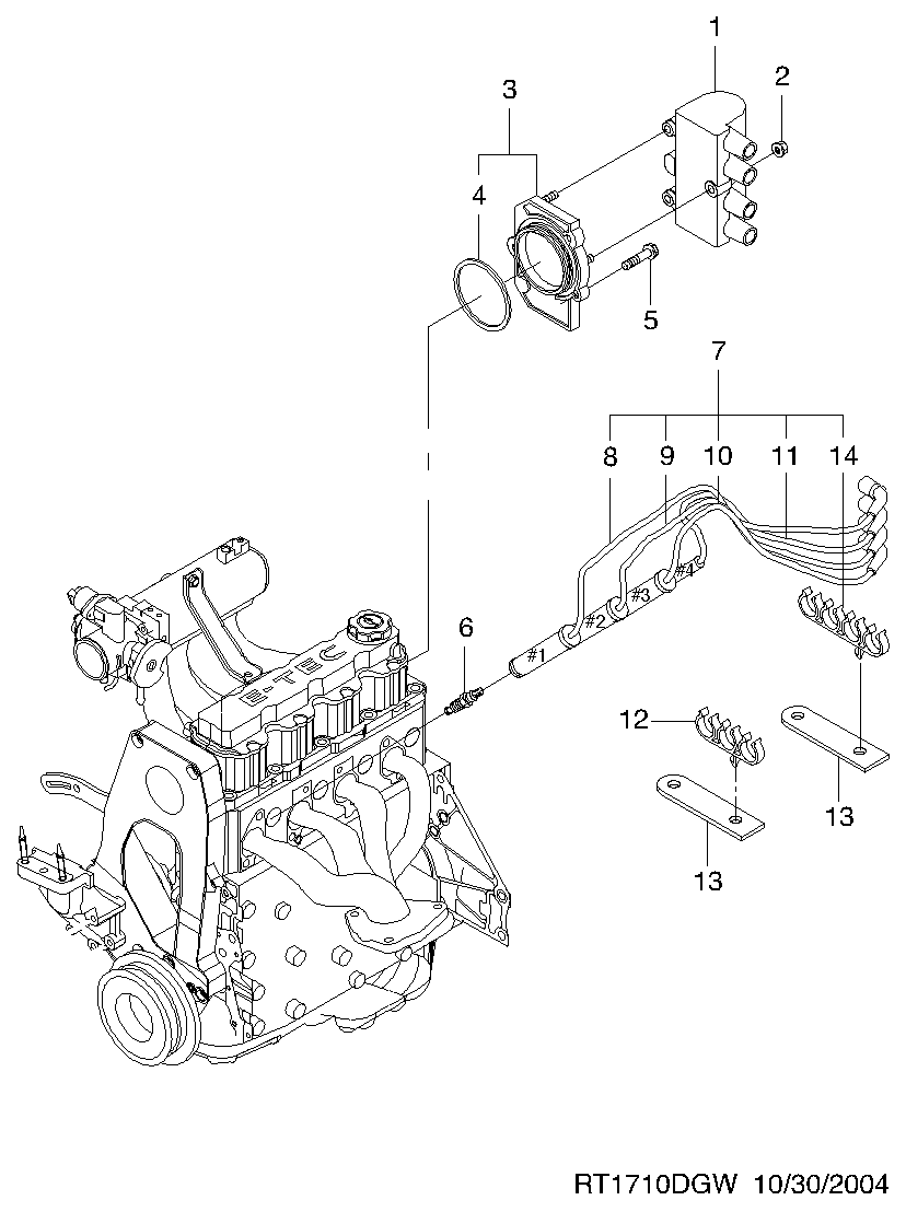 DAEWOO 94837756 - Свічка запалювання avtolavka.club