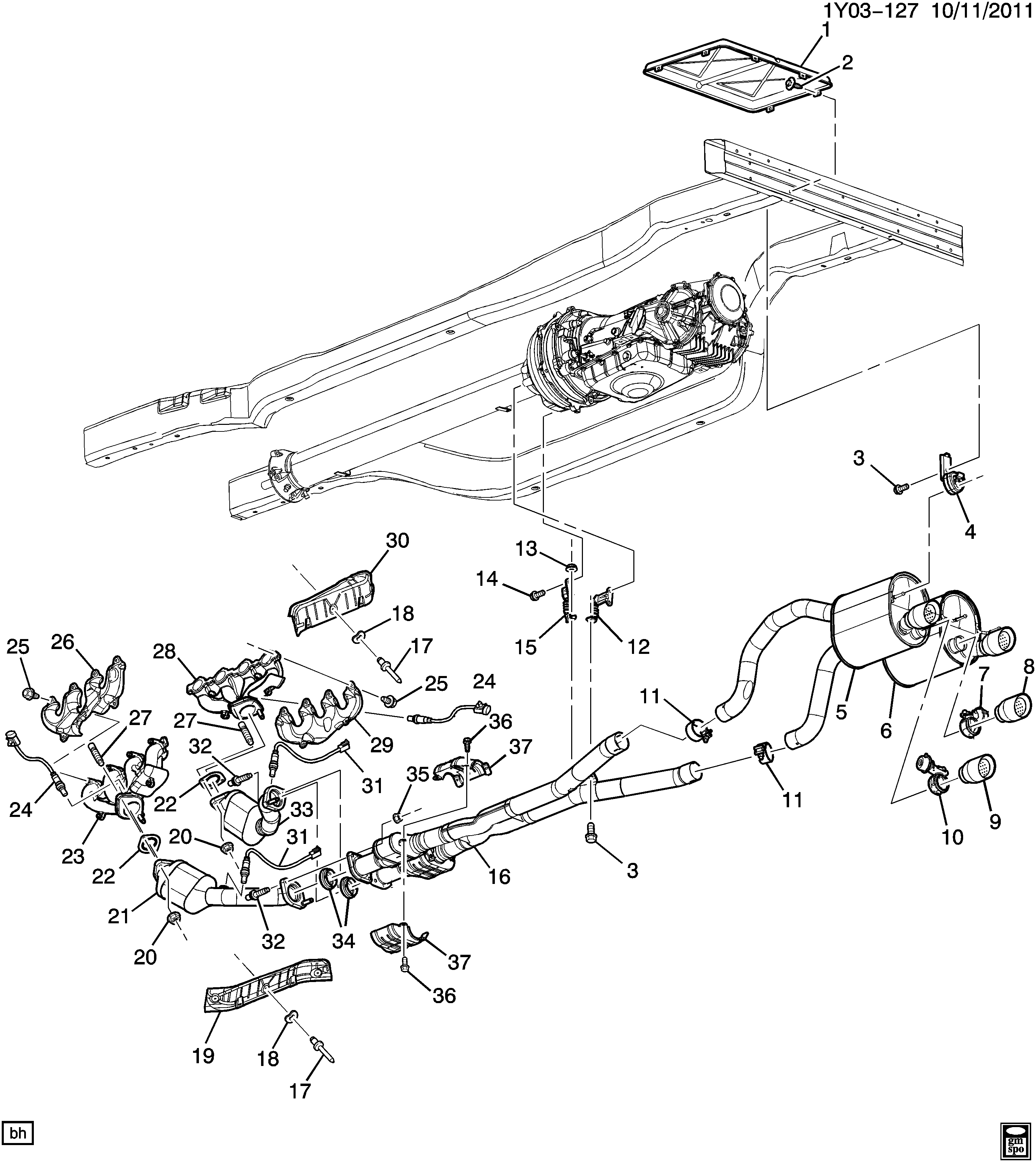 Chevrolet 12 581 966 - Лямбда-зонд, датчик кисню avtolavka.club