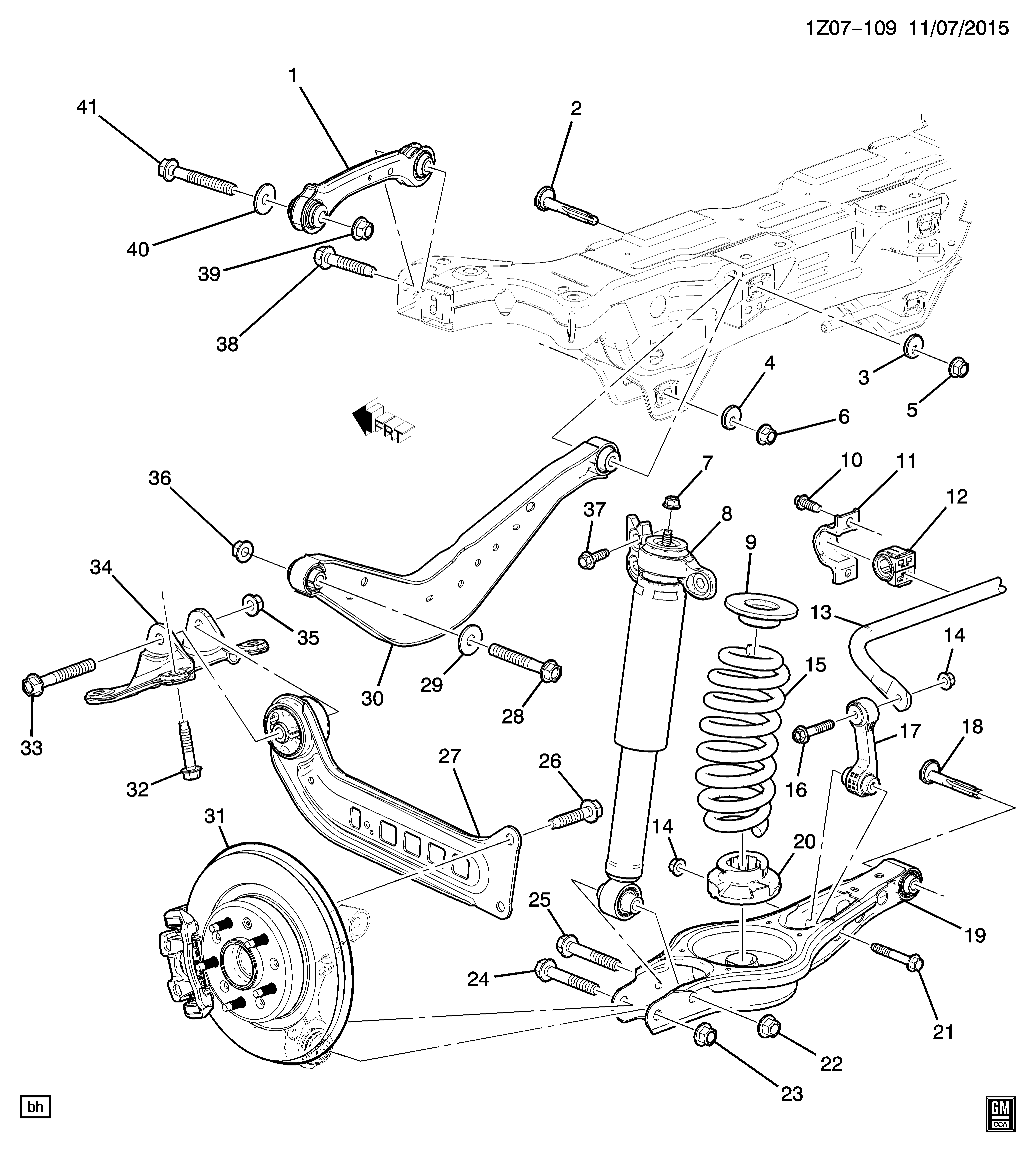 Vauxhall 84309091 - Важіль незалежної підвіски колеса avtolavka.club