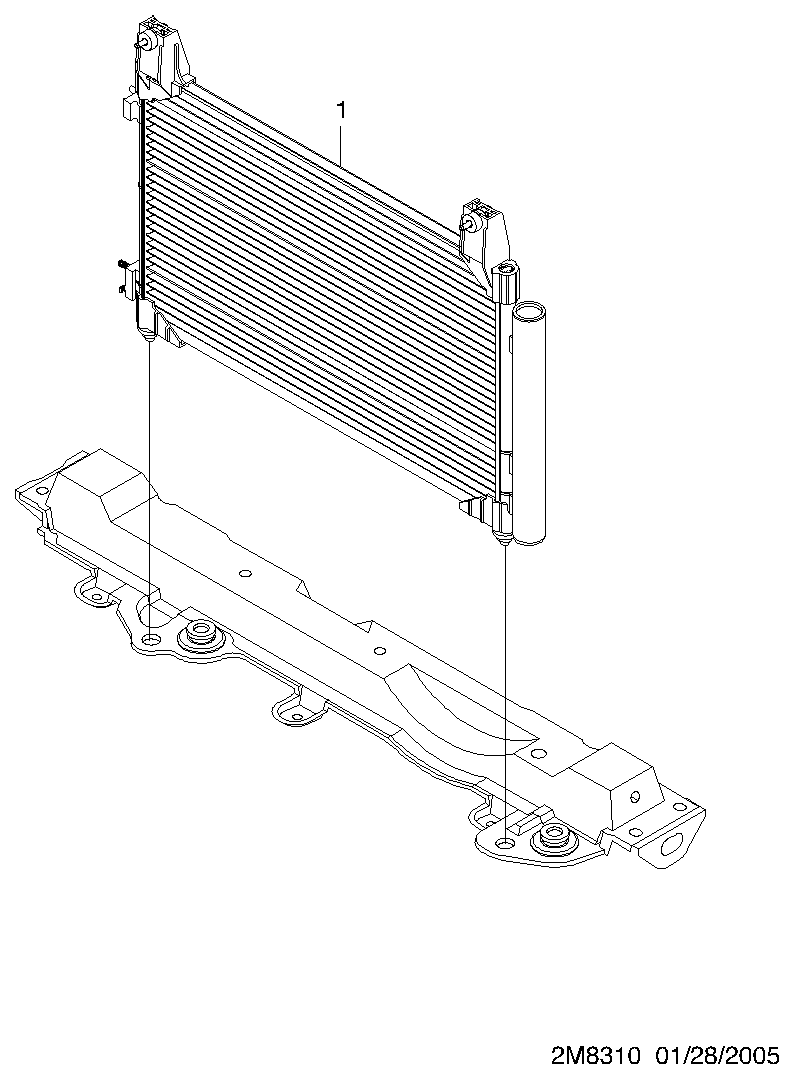 DAEWOO 96663729 - Конденсатор, кондиціонер avtolavka.club