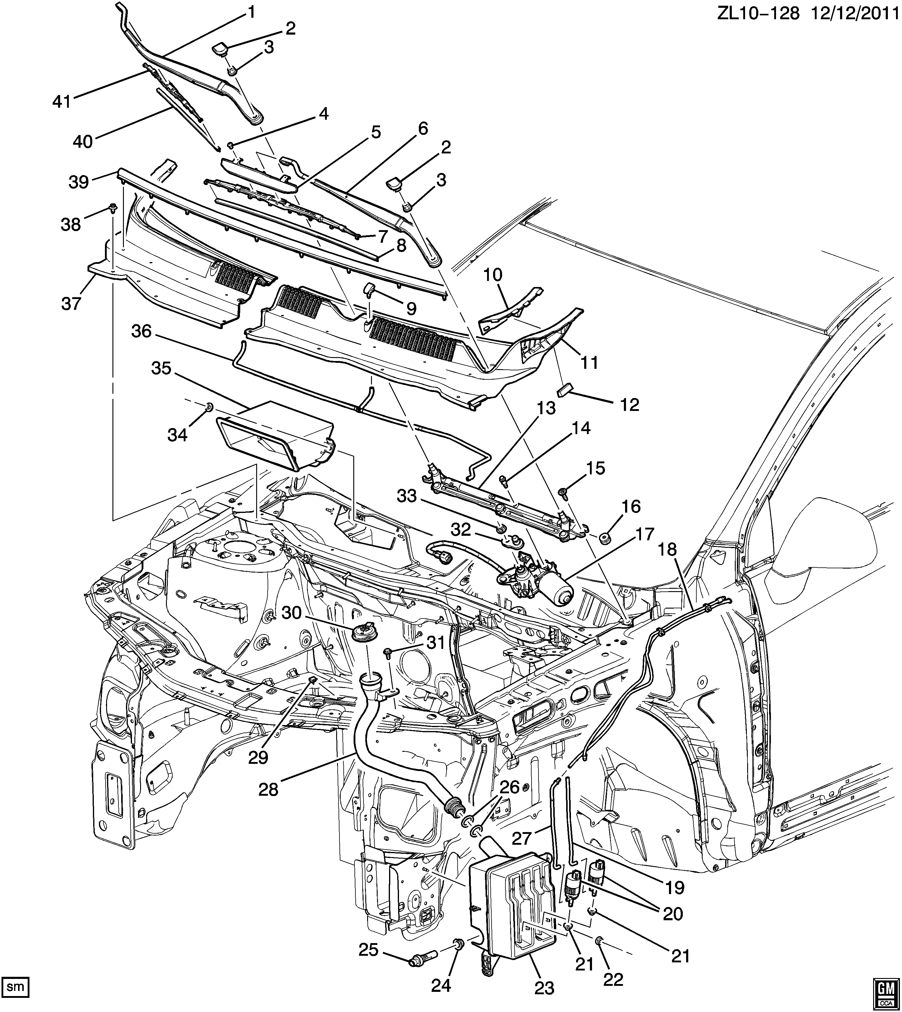 Chevrolet 95479597 - Щітка склоочисника avtolavka.club