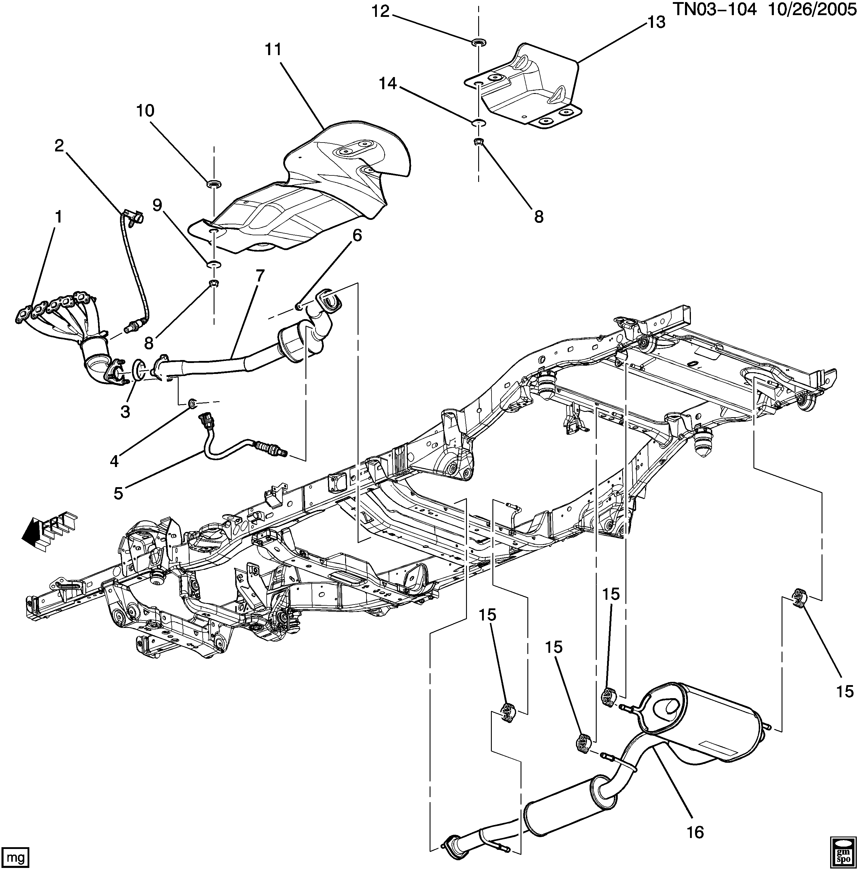 GMC 12592592 - Лямбда-зонд, датчик кисню avtolavka.club