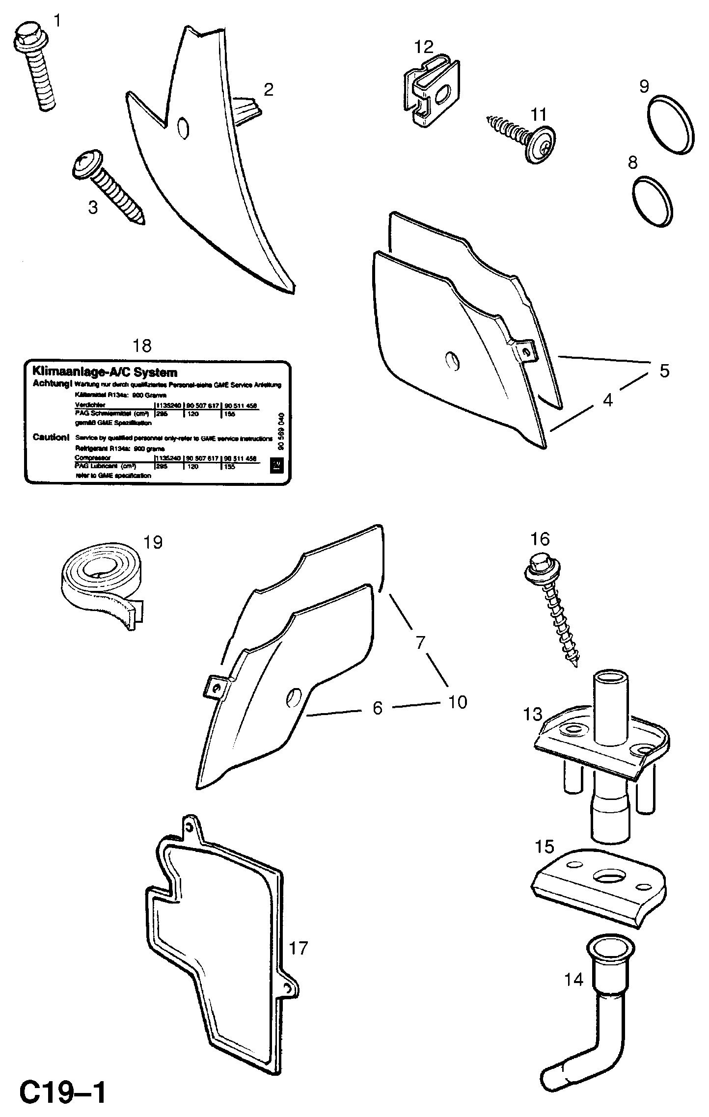 Vauxhall 6840904 - Компресор, кондиціонер avtolavka.club