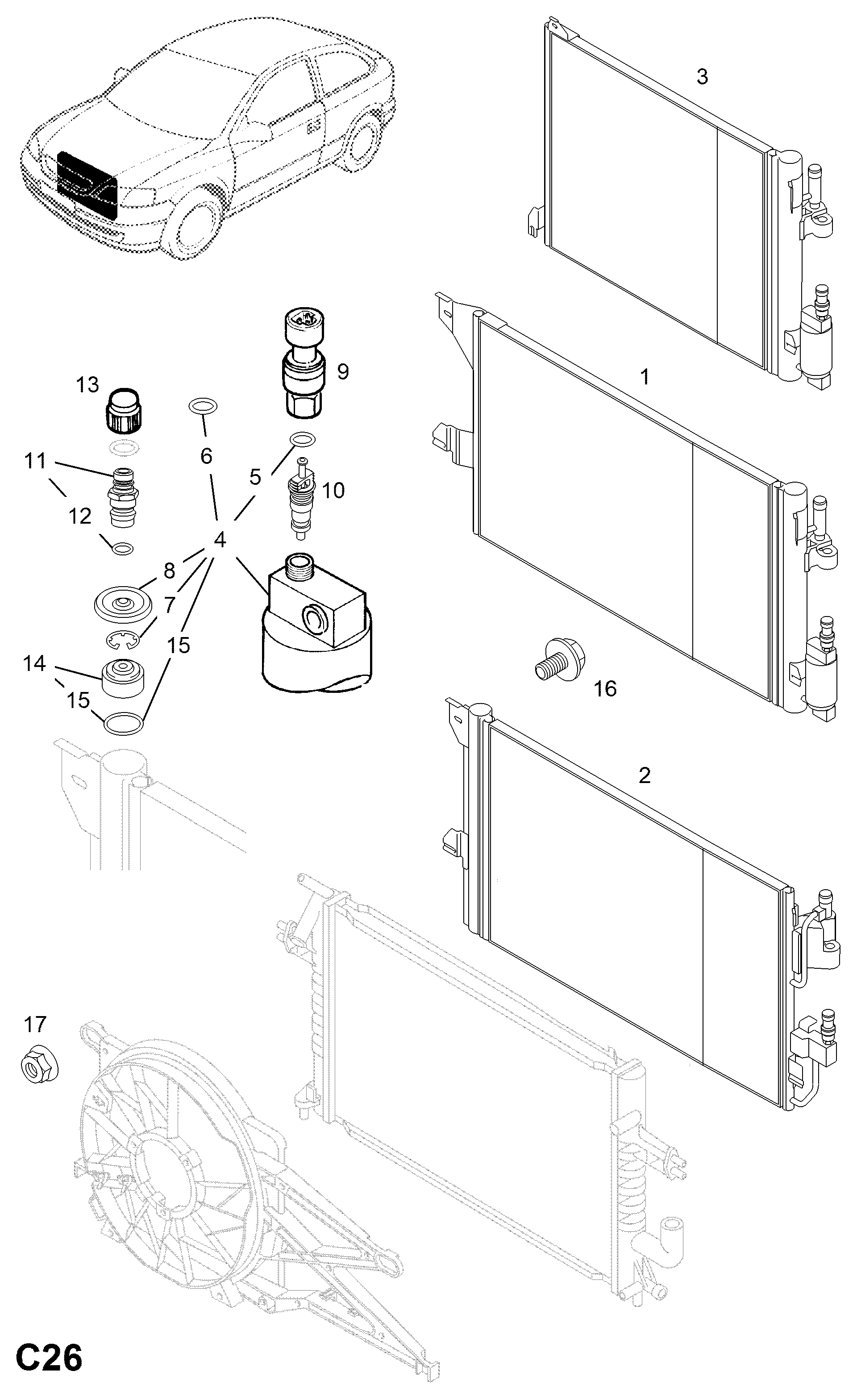 Opel 2064884 - Гайка, випускний колектор avtolavka.club