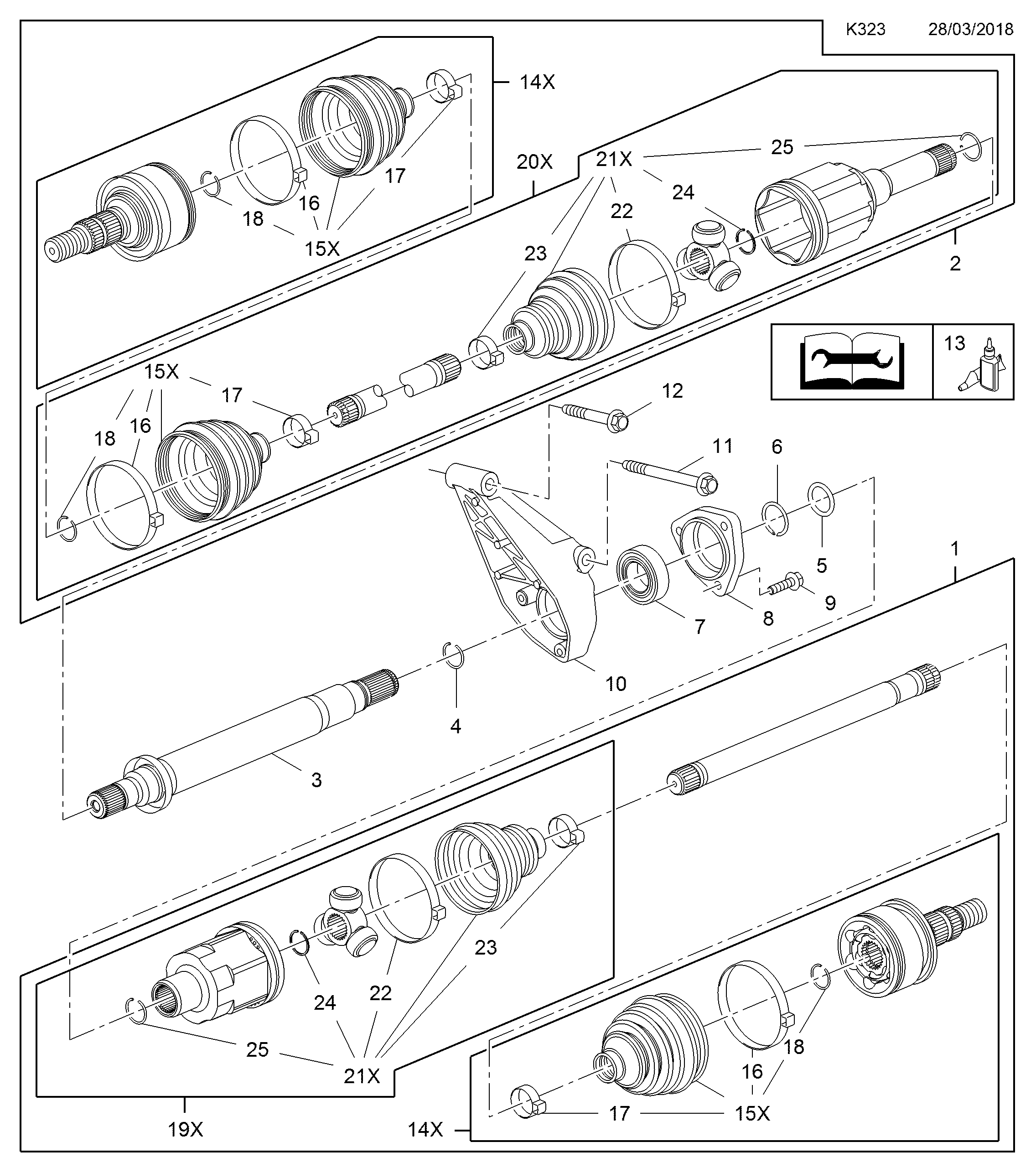 PEUGEOT 3748.80 - Комплект підшипника маточини колеса avtolavka.club