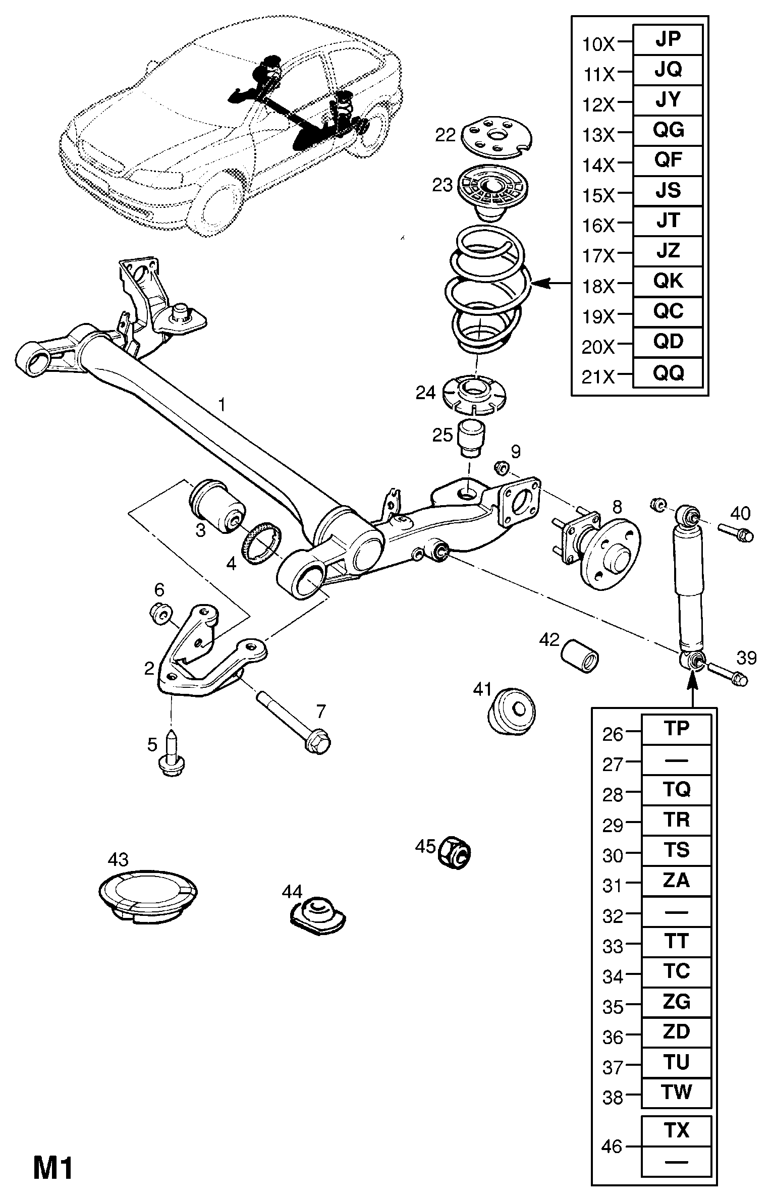 Vauxhall 4 24 030 - Пружина ходової частини avtolavka.club