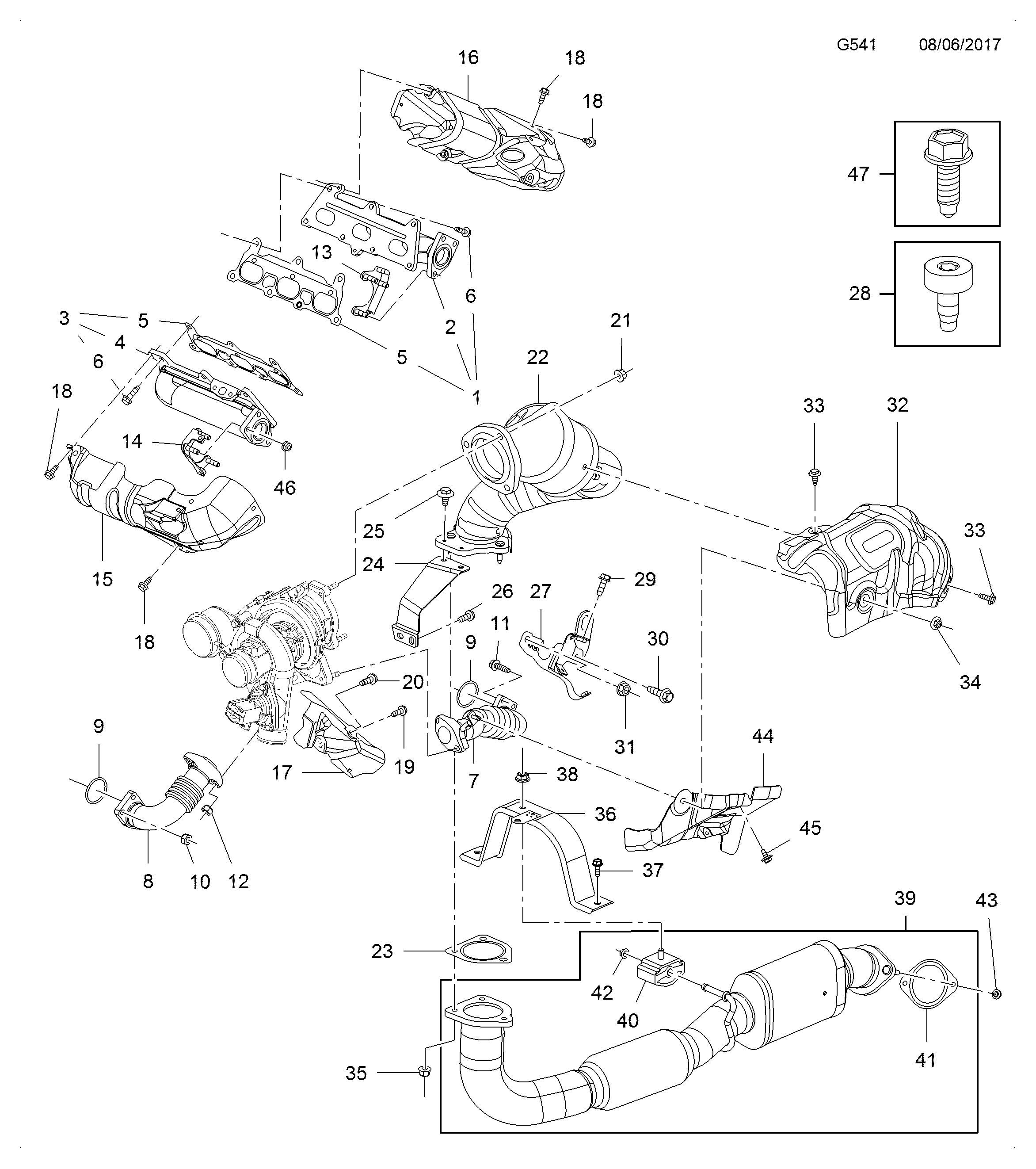 Vauxhall 5854353 - Каталізатор avtolavka.club