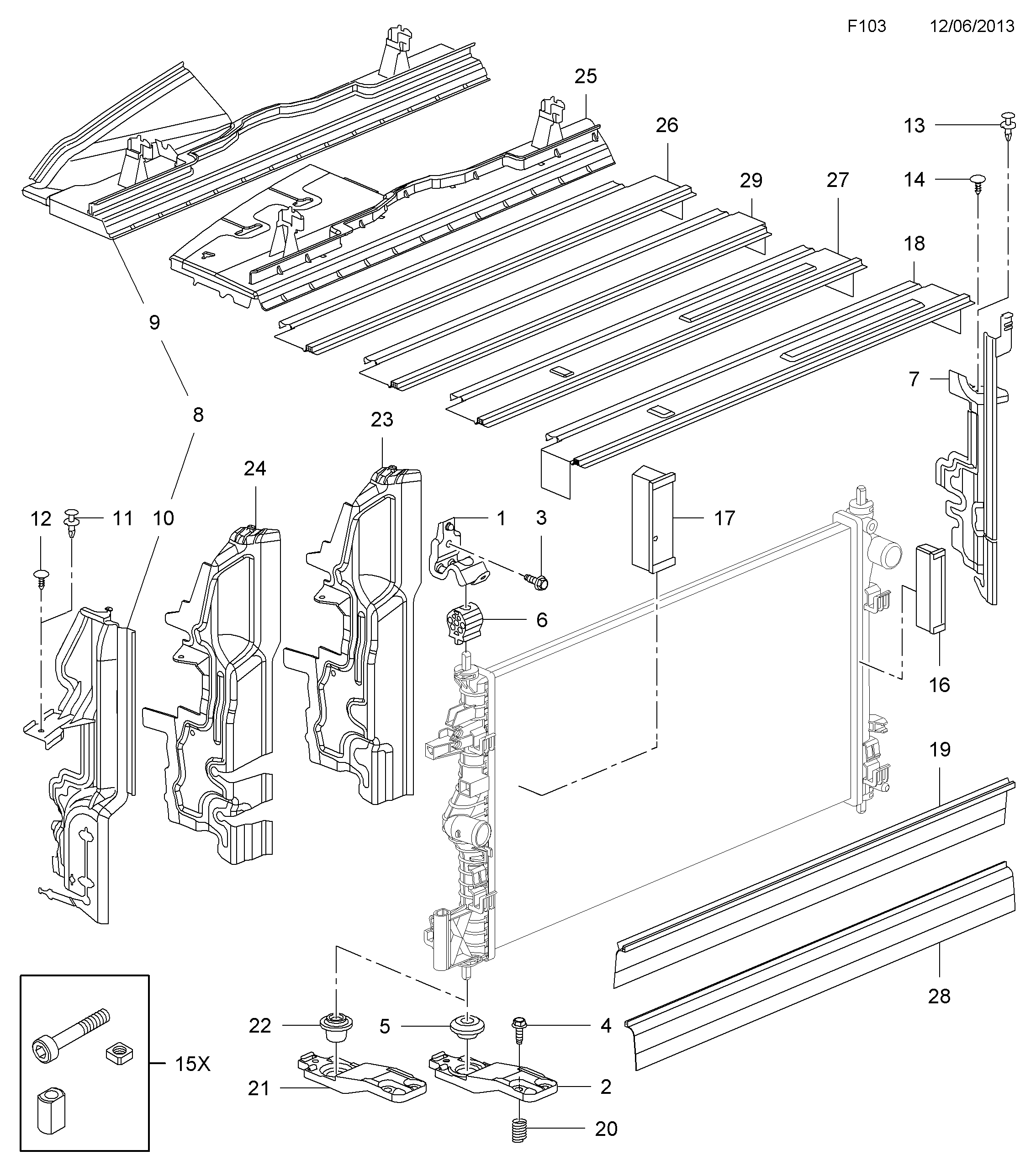 Vauxhall 4803500 - Зажим, молдинг / захисна накладка avtolavka.club