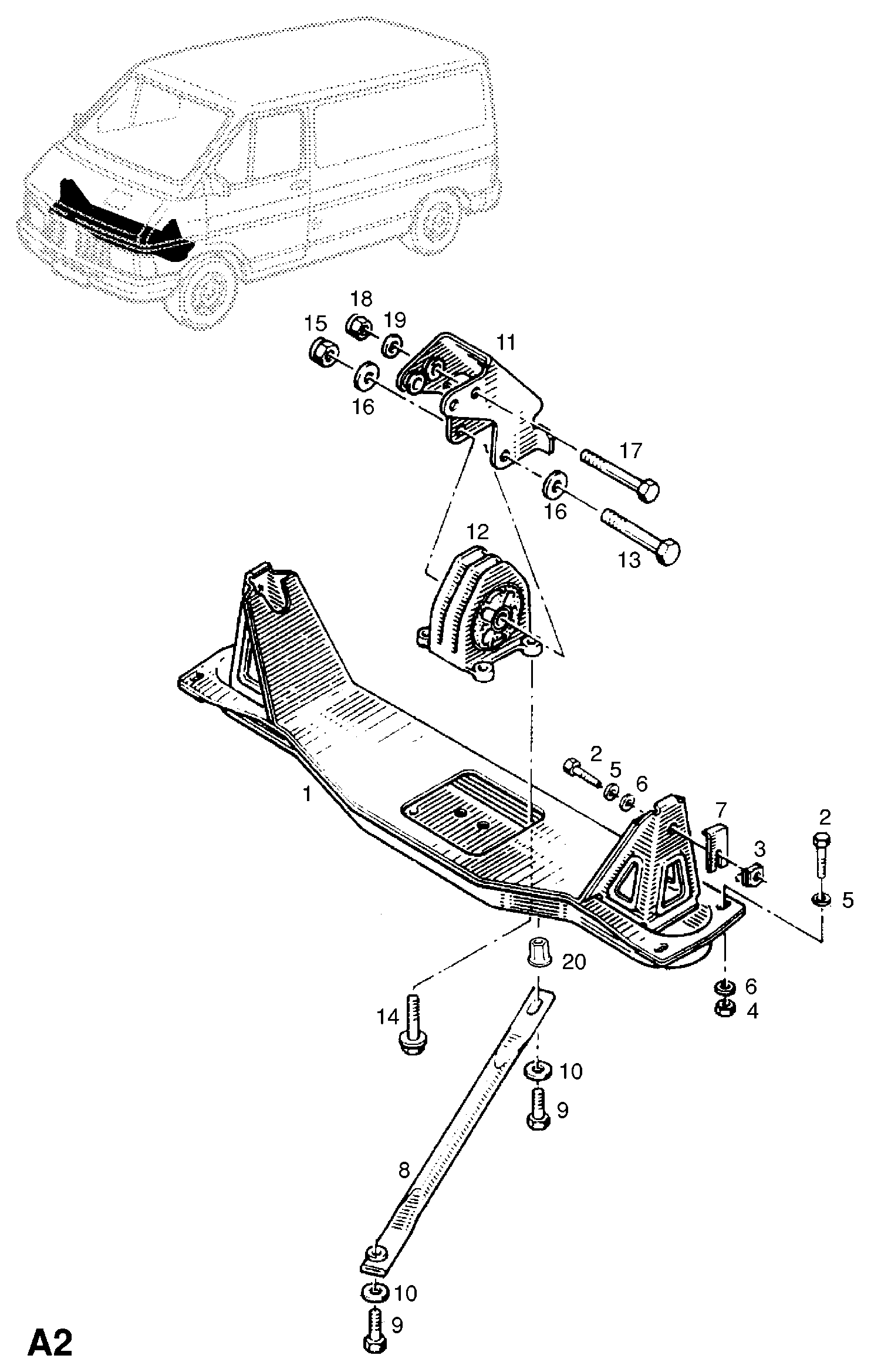 VW 4404595 - WASHER, TRANSMISSION MOUNTING BRACKET TO VIBRATION DAMPER avtolavka.club