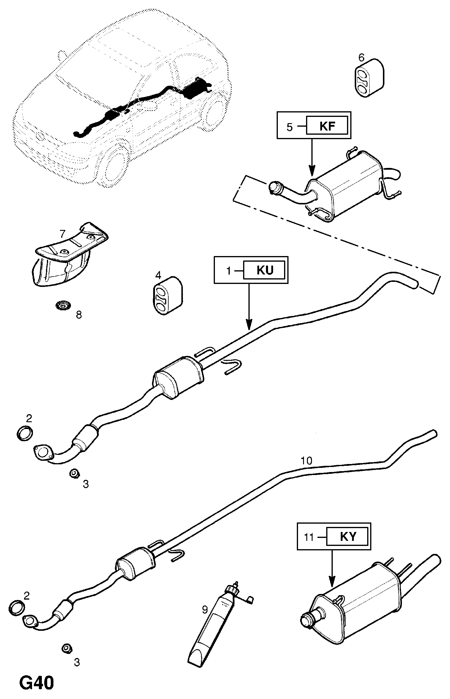 Vauxhall 5852165 - Глушник вихлопних газів кінцевий avtolavka.club