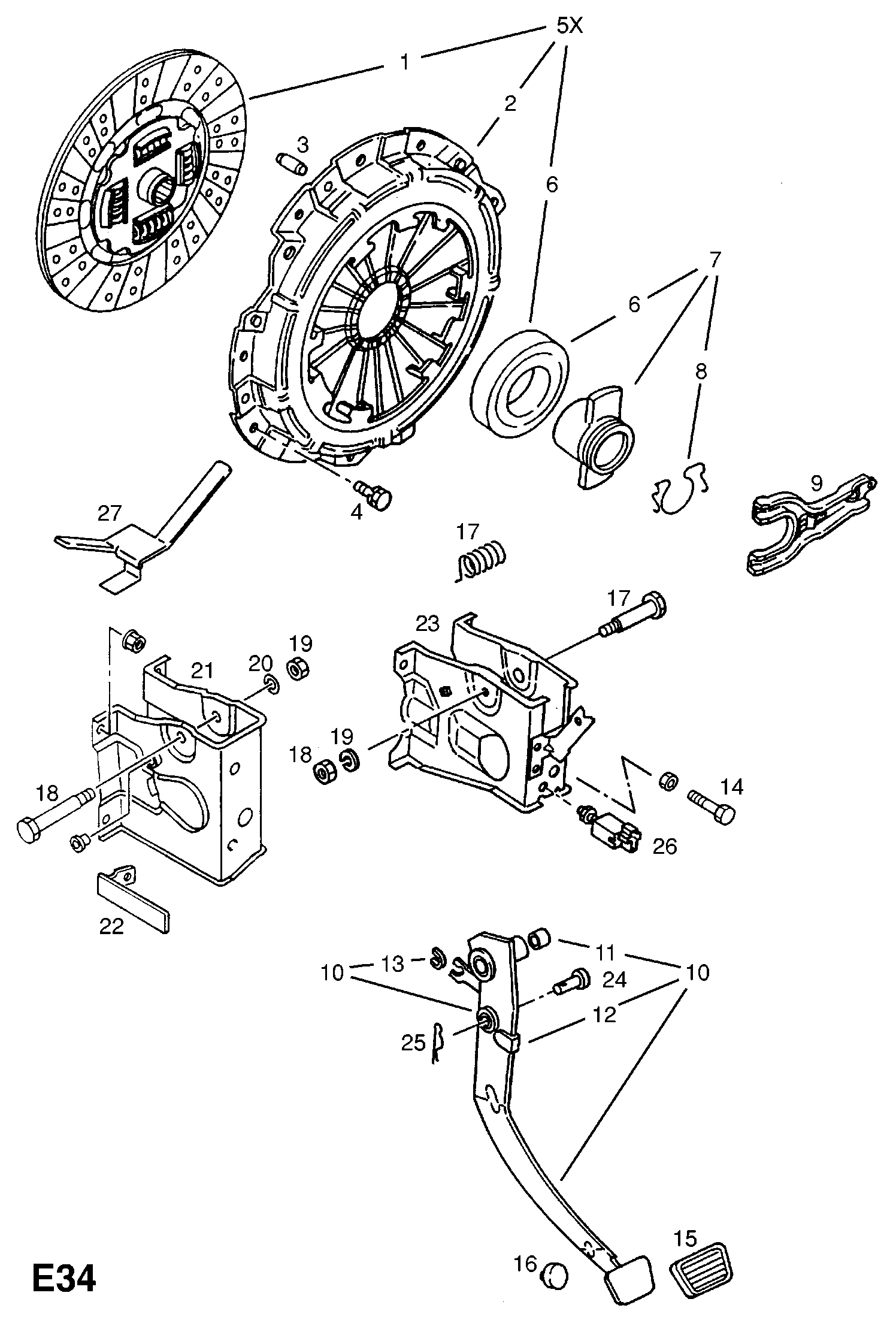 Opel 6 66 127 - Нажимной диск зчеплення avtolavka.club