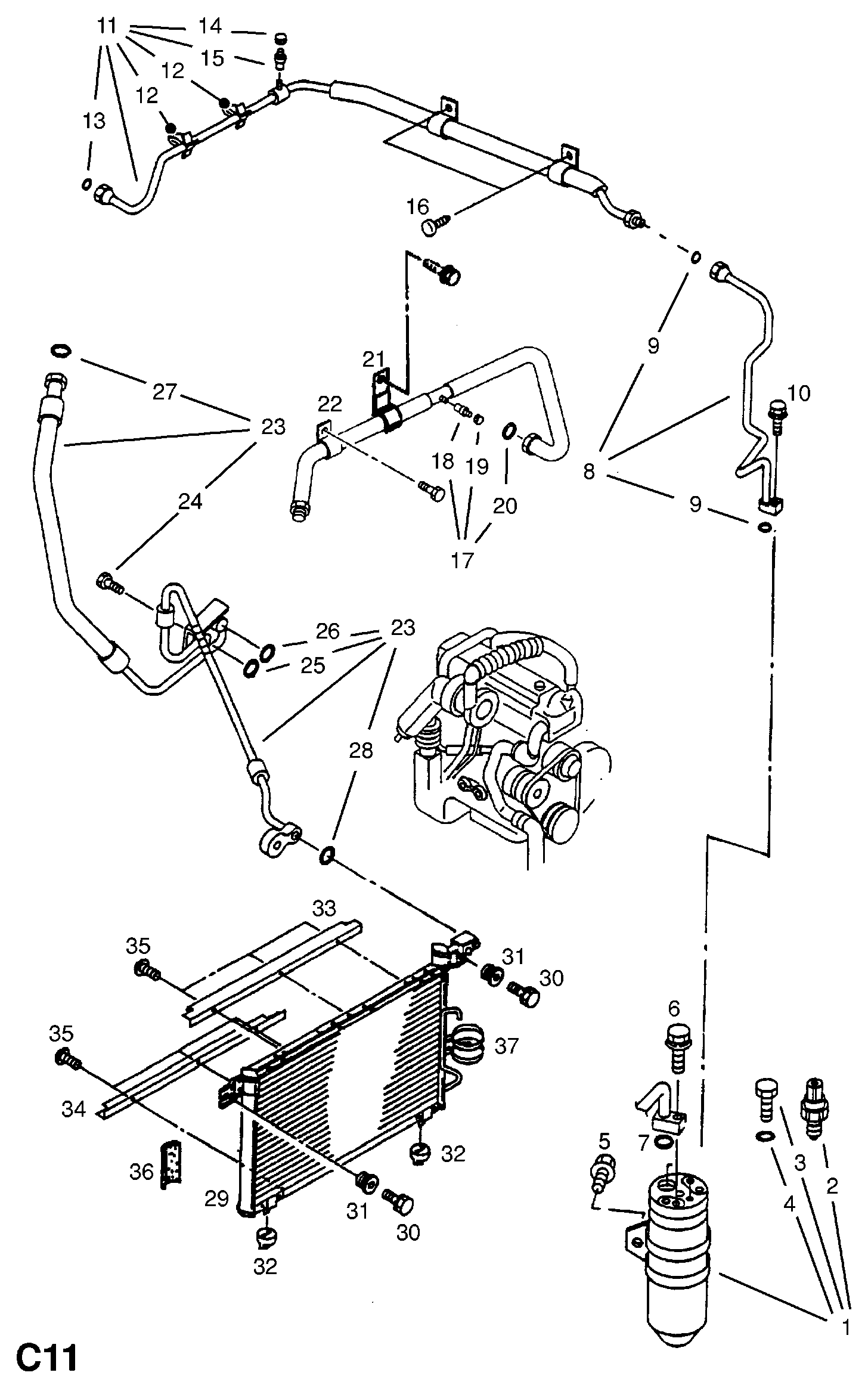 FORD 1848532 - Гальмівні колодки, дискові гальма avtolavka.club