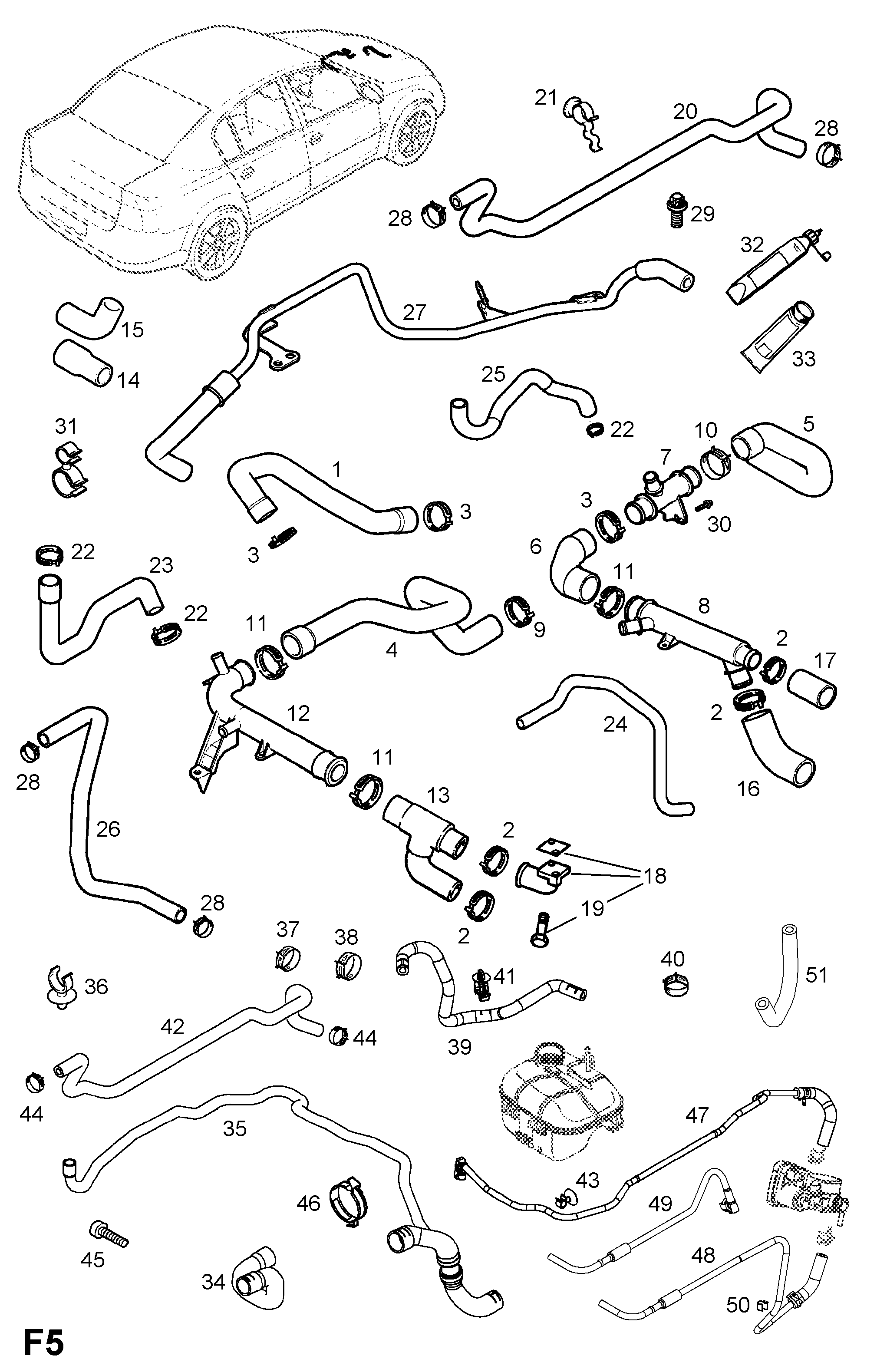 Opel 1337640 - Шланг радіатора avtolavka.club