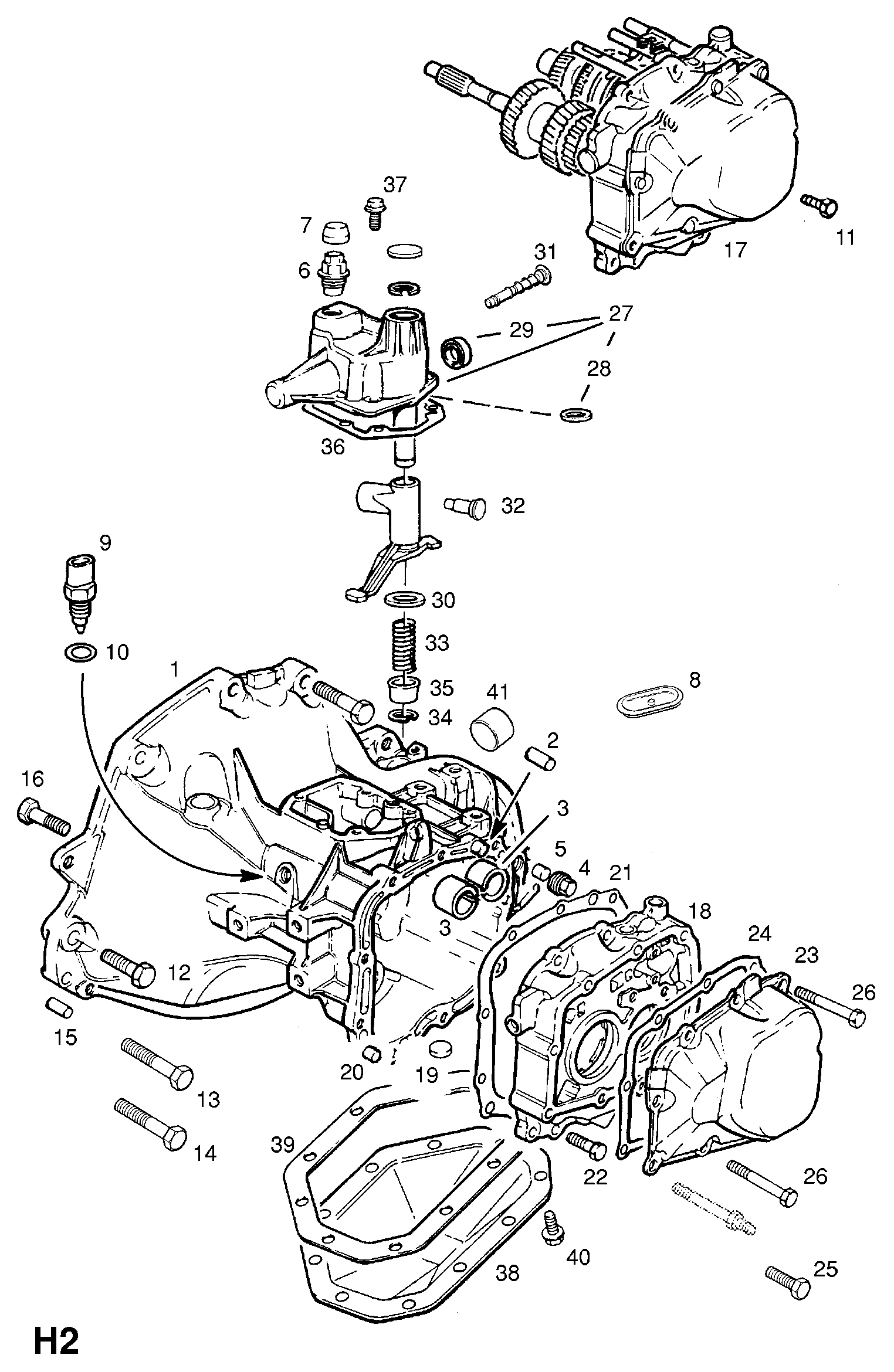 4SEASONS 702036 - CASE, ASSY., TRANSMISSION (NLS.- USE 93183221    7 02 078  AND S avtolavka.club