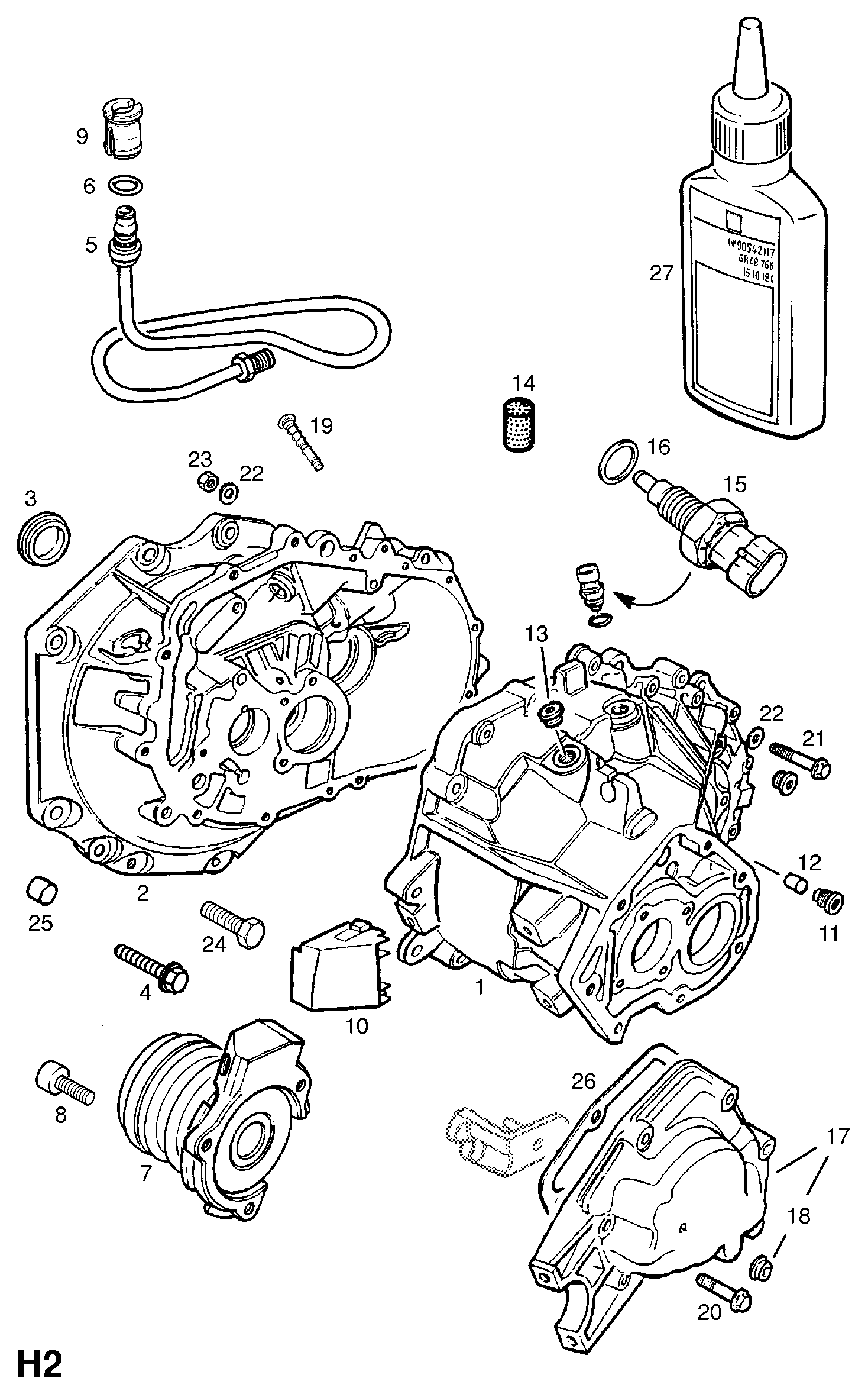 Vauxhall 732237 - Ущільнене кільце, ступінчаста коробка передач avtolavka.club